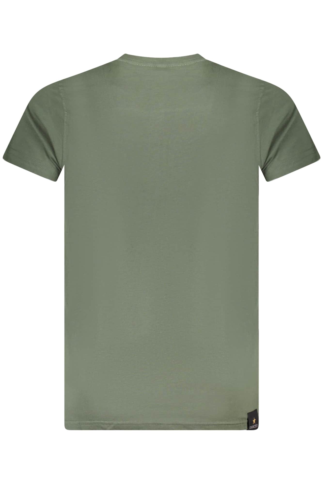 Military academy hombre manga corta t-camisa azul