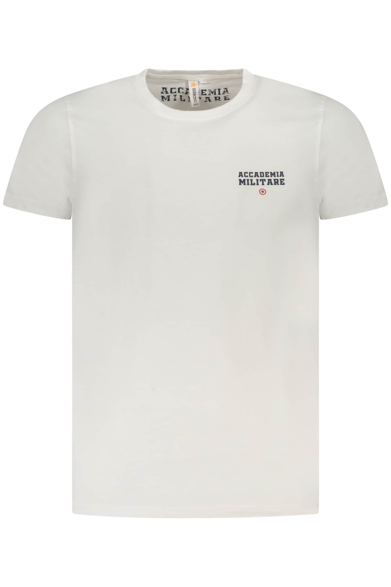 Military academy negro hombre manga corta t-camisa