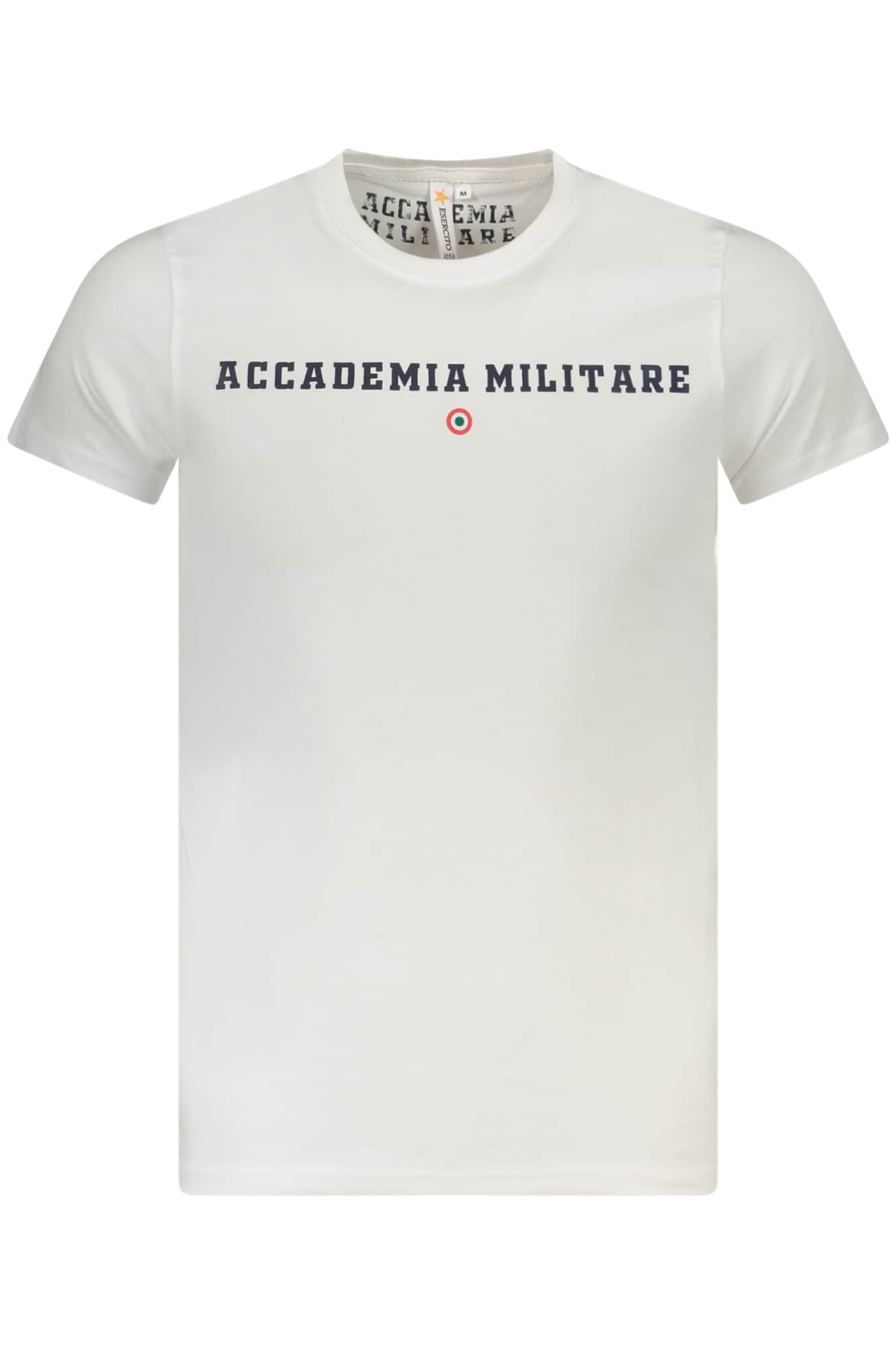 Military academy hombre manga corta t-camisa azul