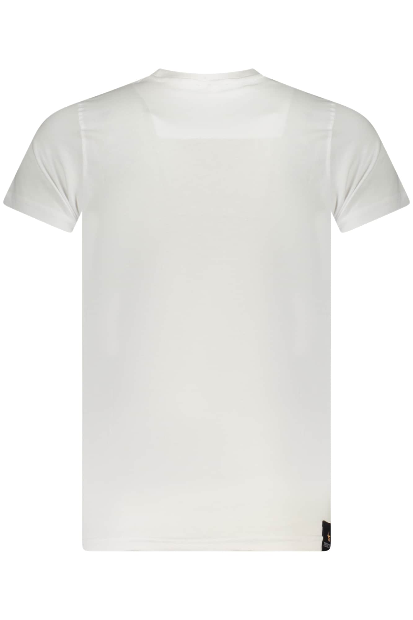 Military academy hombre manga corta t-camisa azul