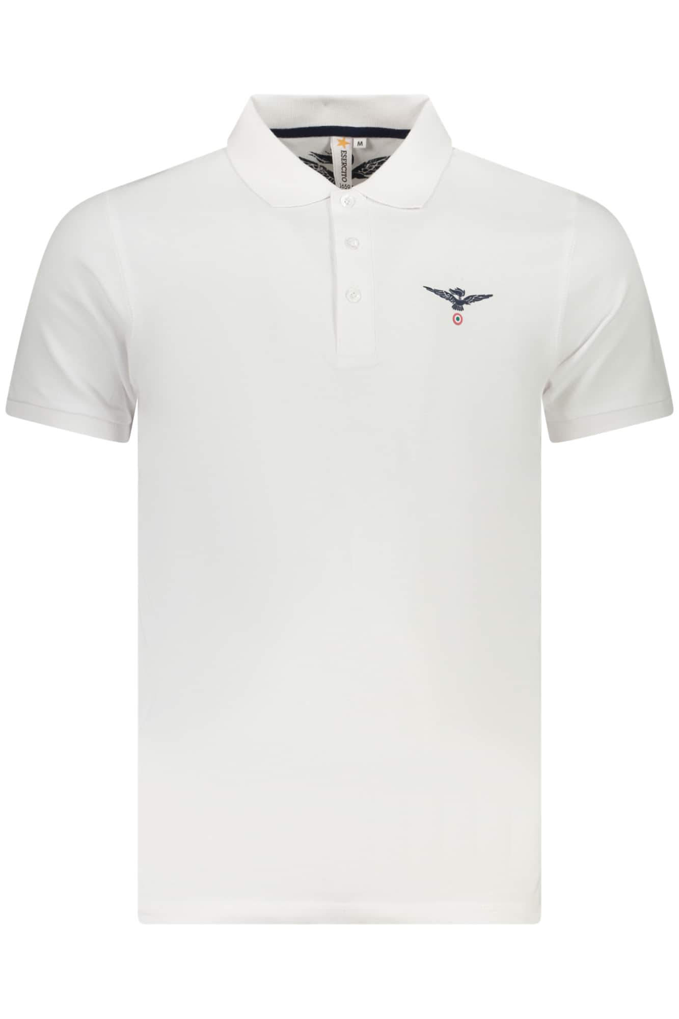 Army 1659 hombre manga corta polo blanco