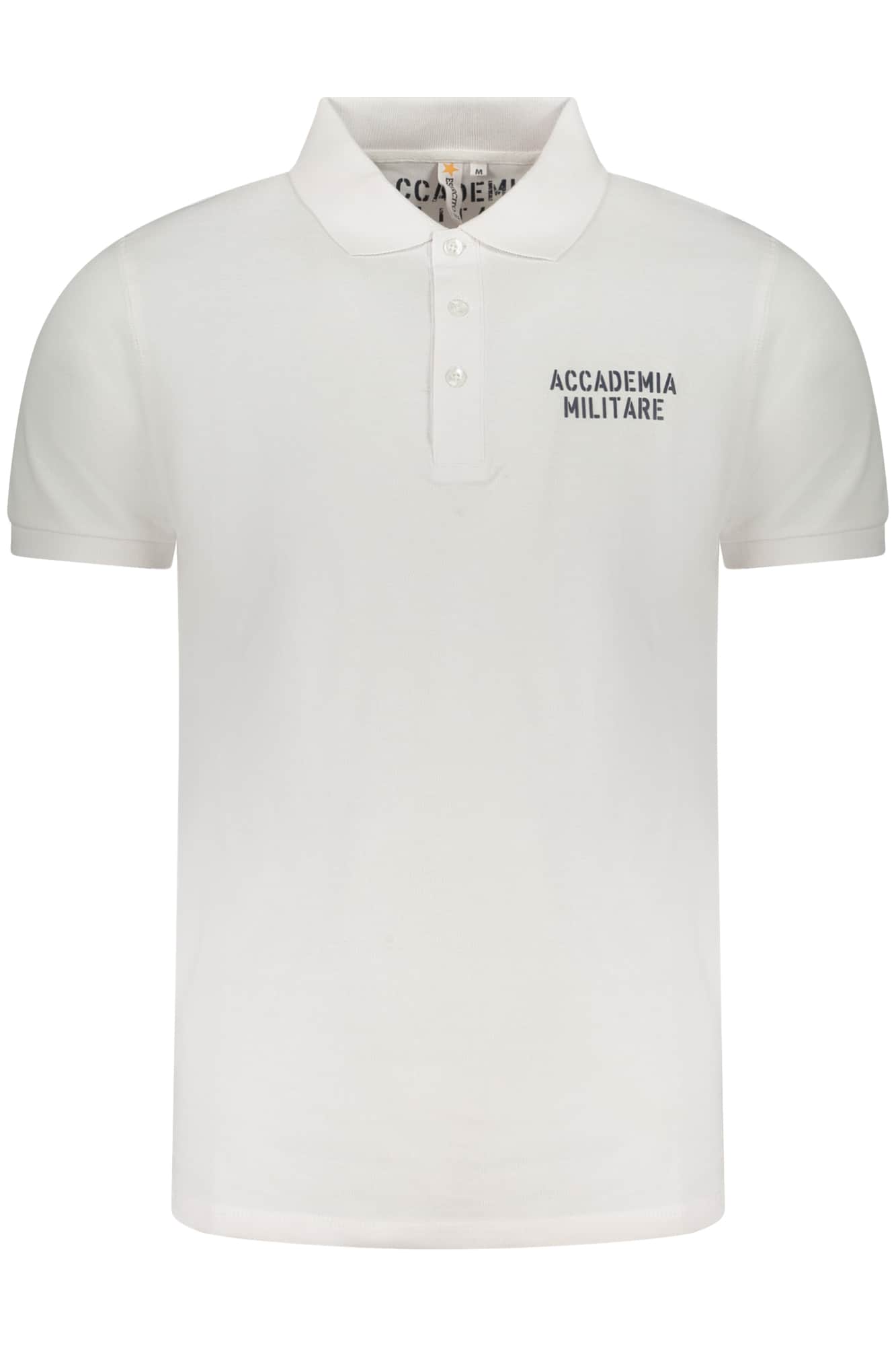 Military academy hombre azul manga corta polo