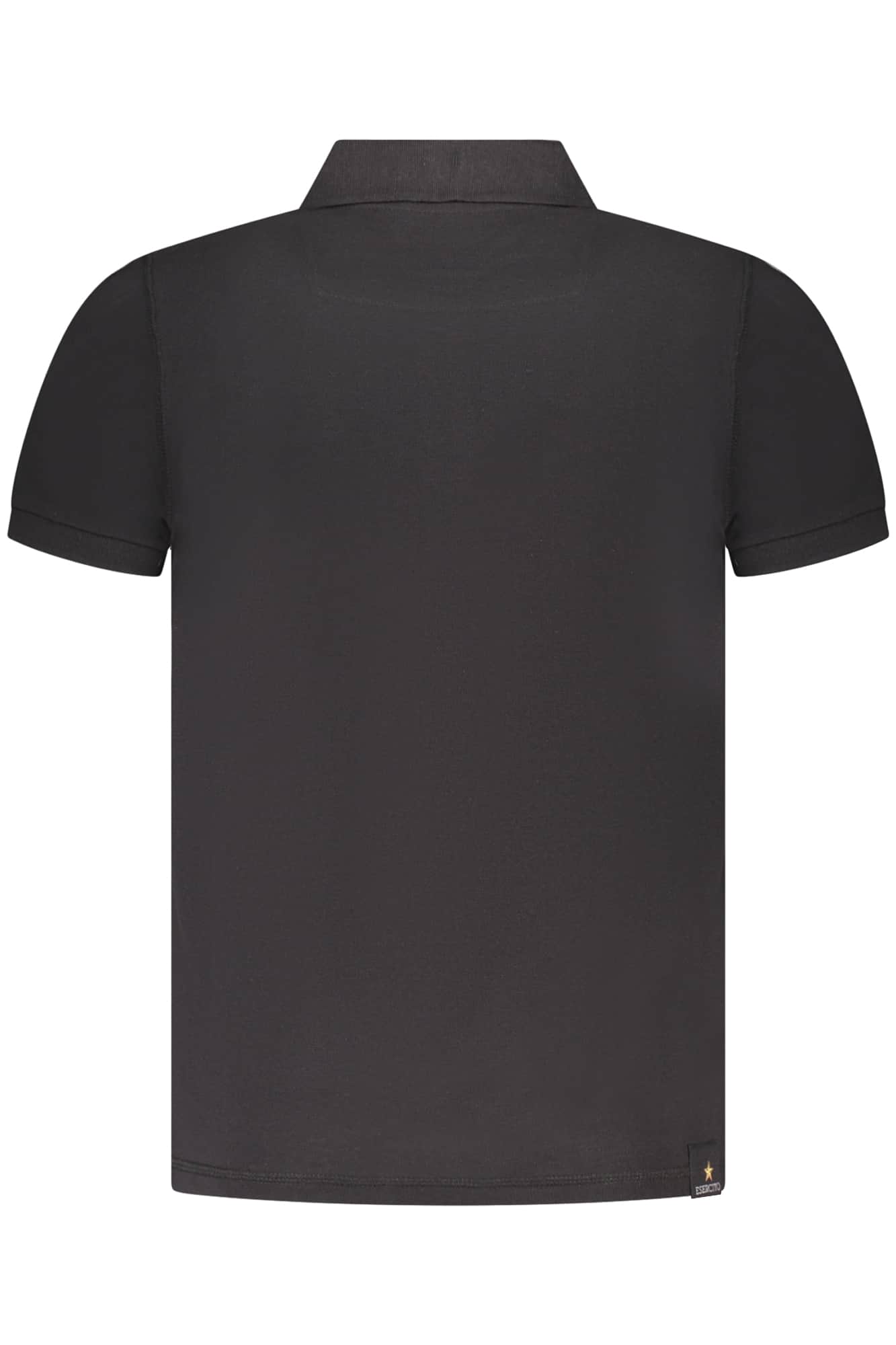 Military academy negro hombre manga corta polo