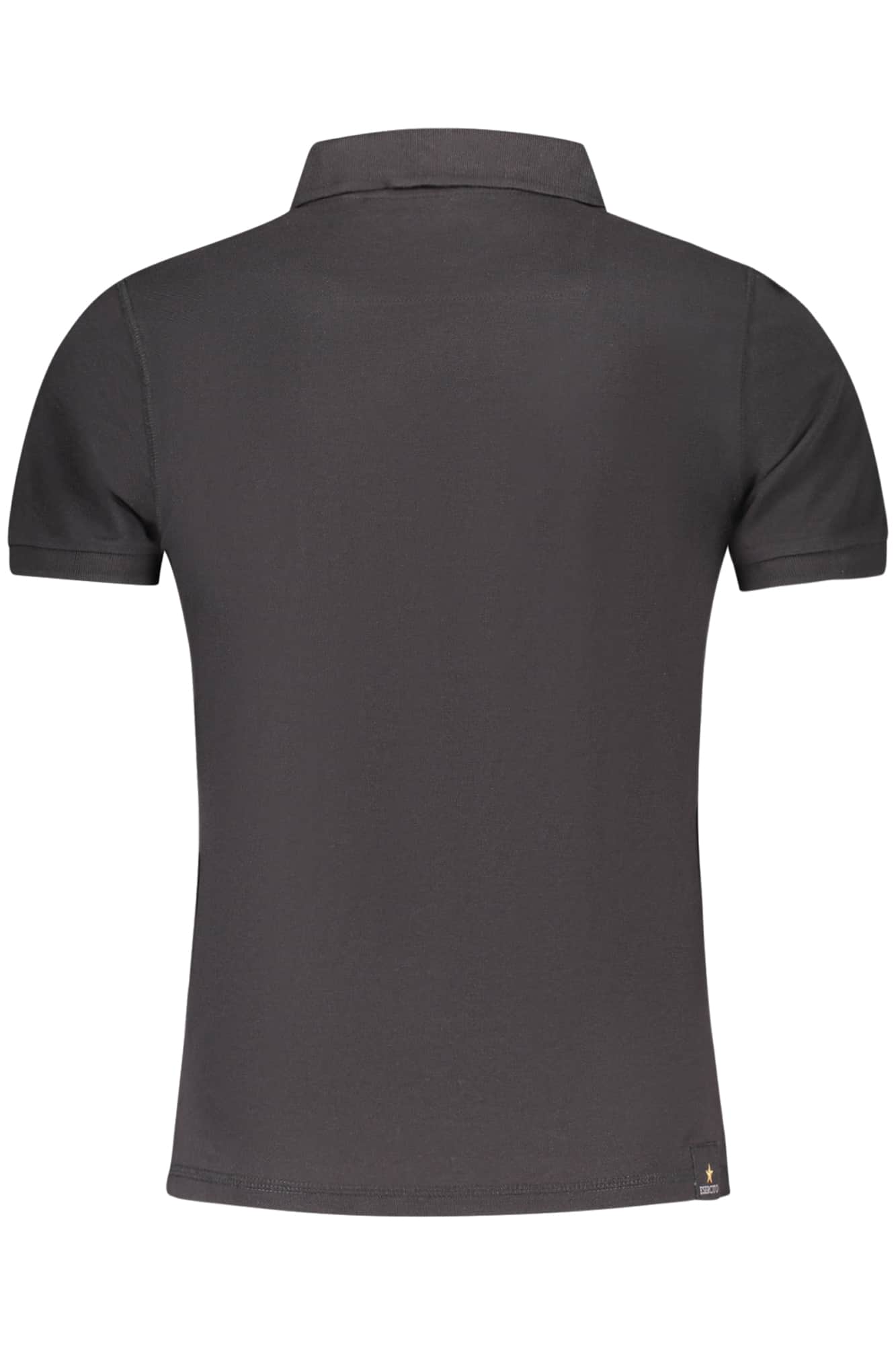 Military academy negro hombre manga corta polo