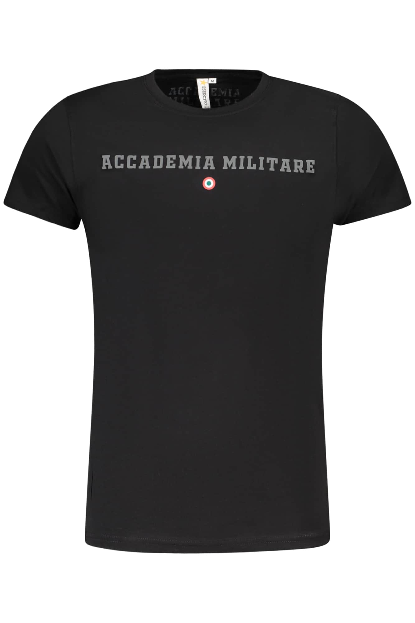 Military academy manga corta t-camisa hombre blanco