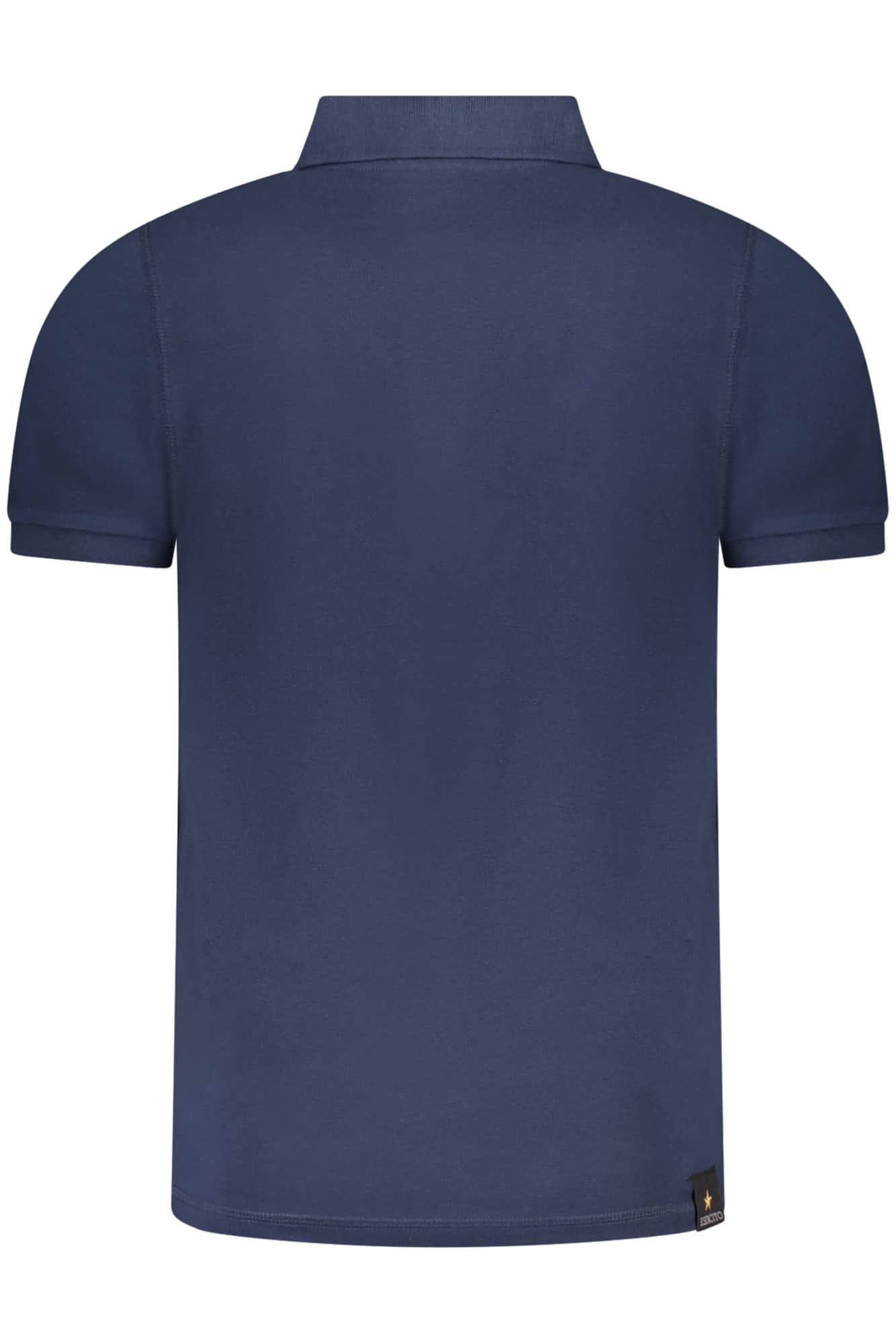 Military academy hombre azul manga corta polo