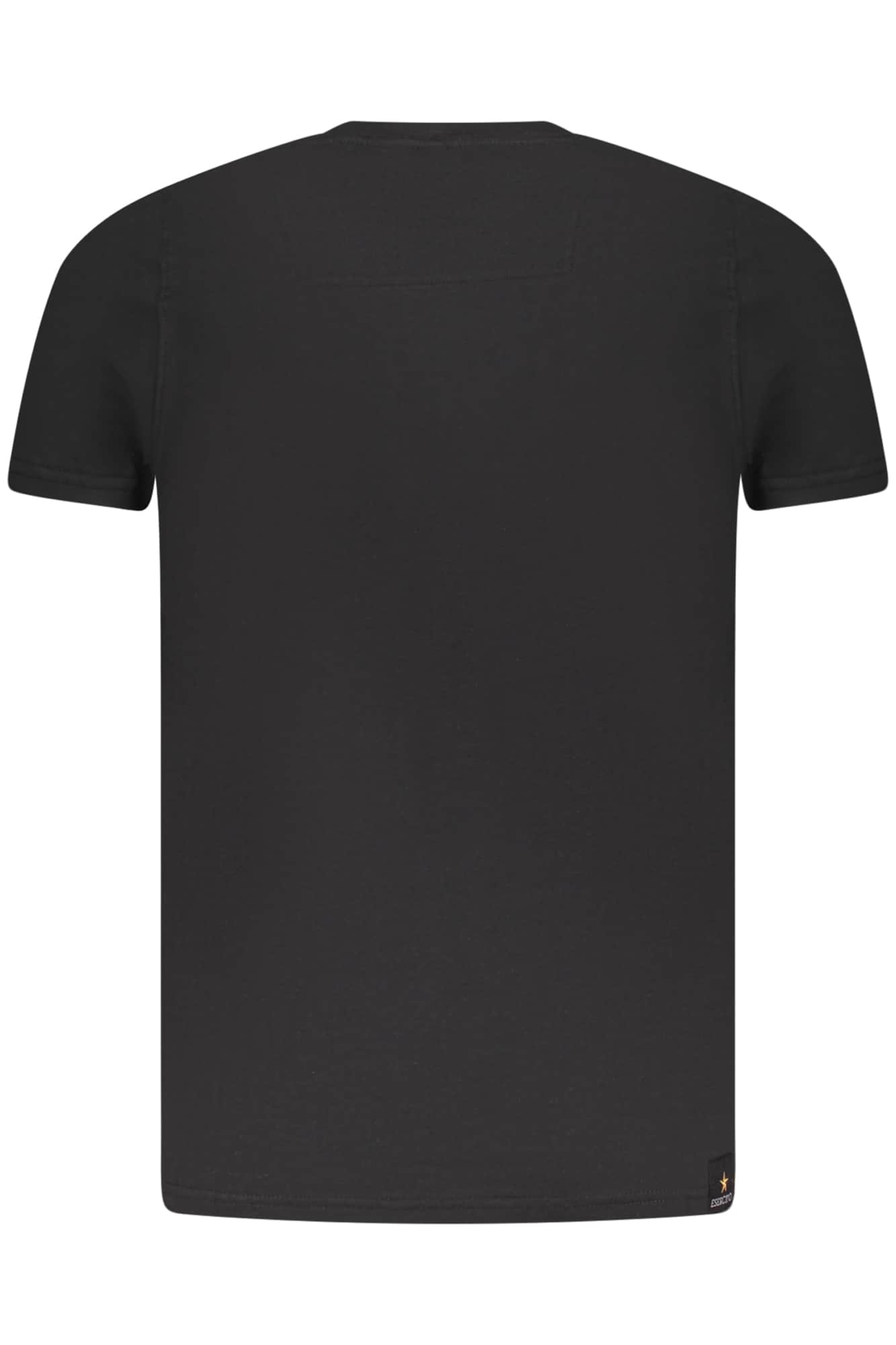 Military academy negro hombre manga corta t-camisa