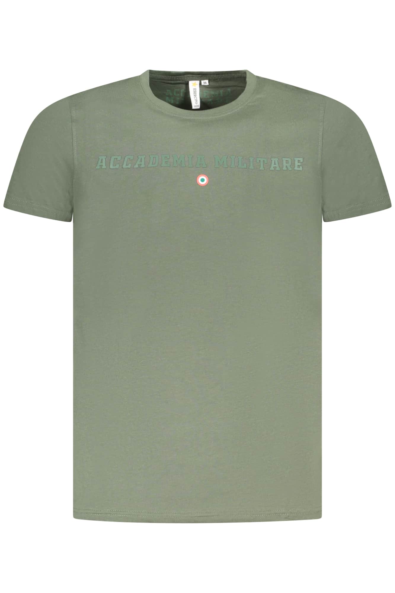 Military academy manga corta t-camisa hombre blanco