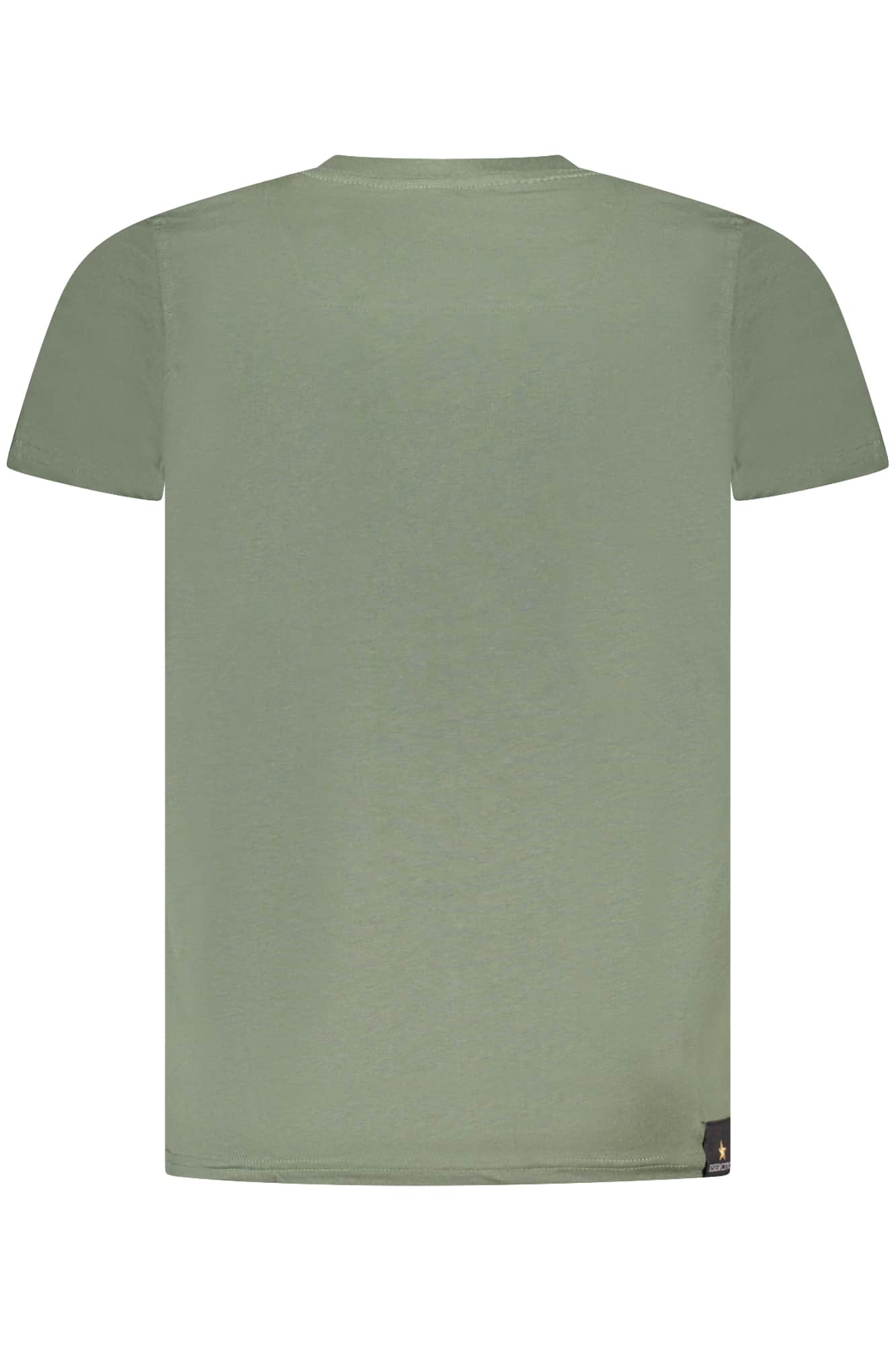 Military academy manga corta t-camisa hombre blanco