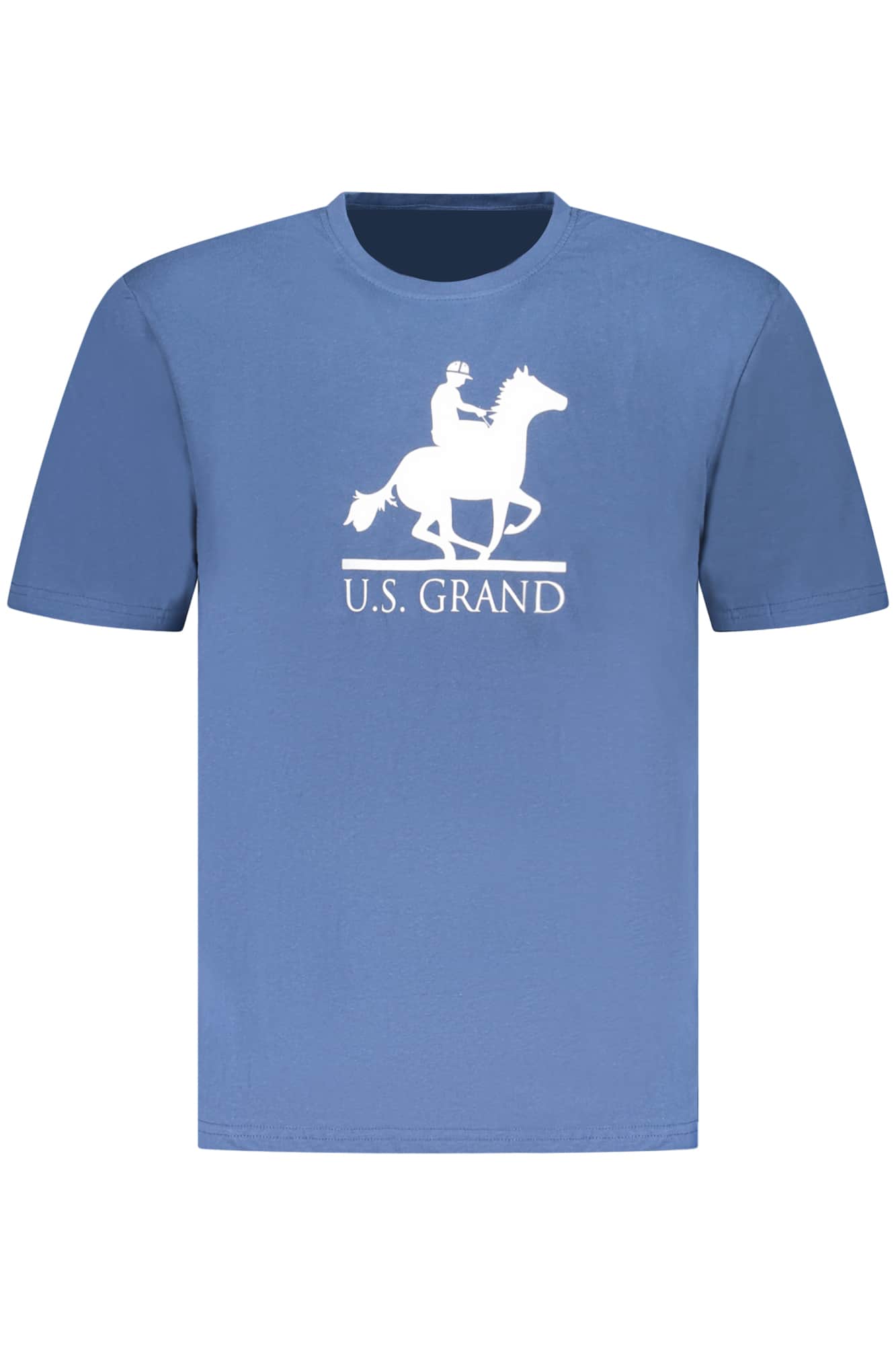 US Grand hombre manga corta t-camisa blanco