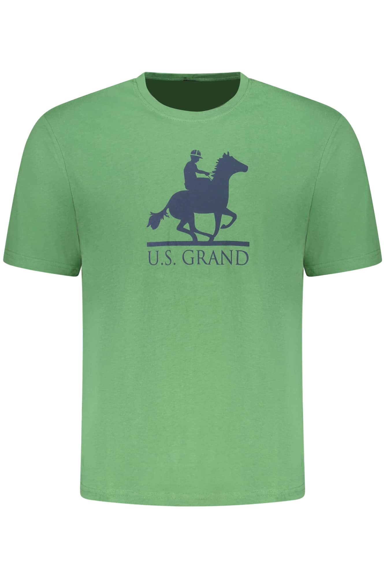 US Grand hombre manga corta t-camisa blanco