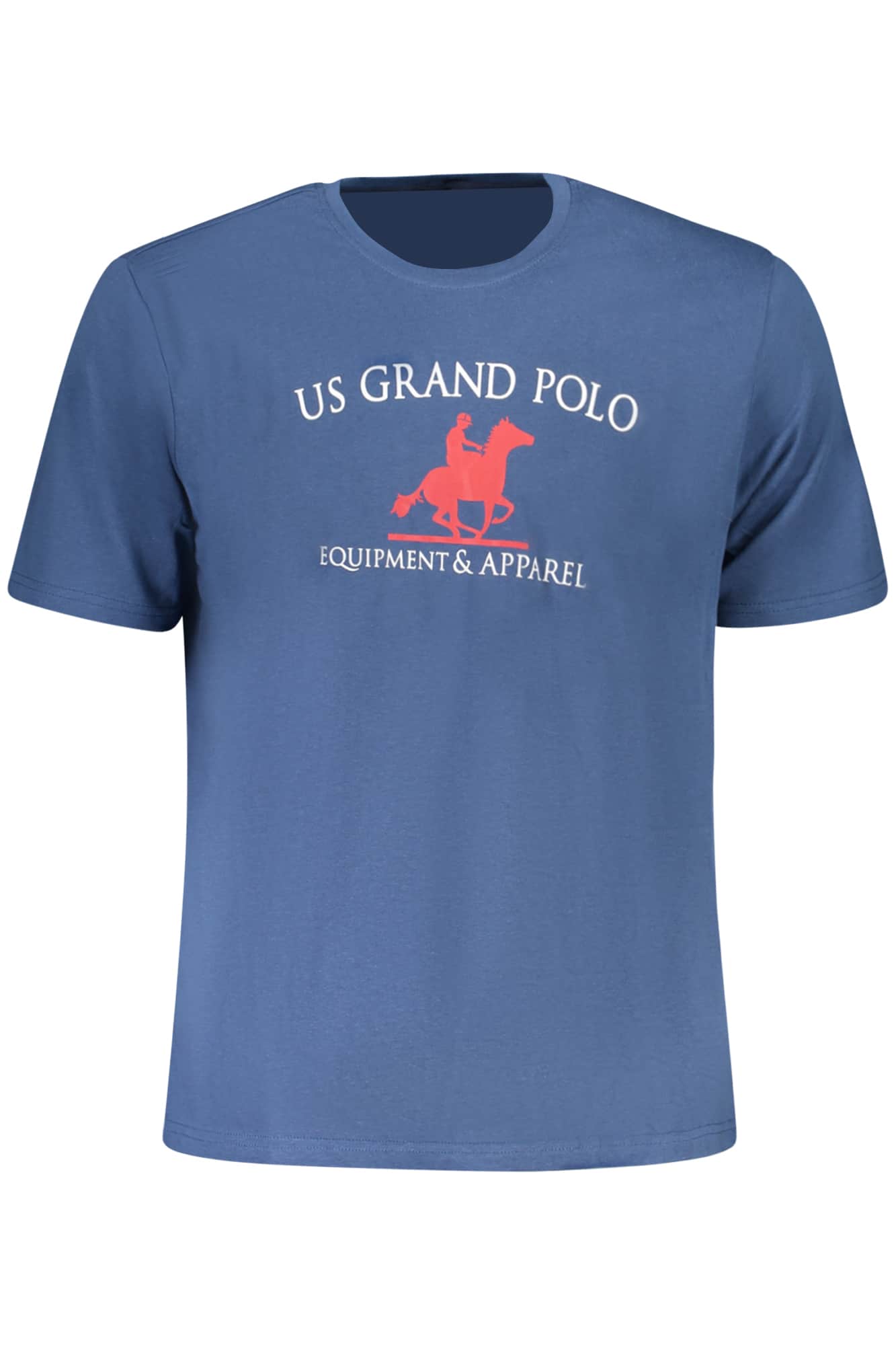 US Grand hombre manga corta t-camisa blanco