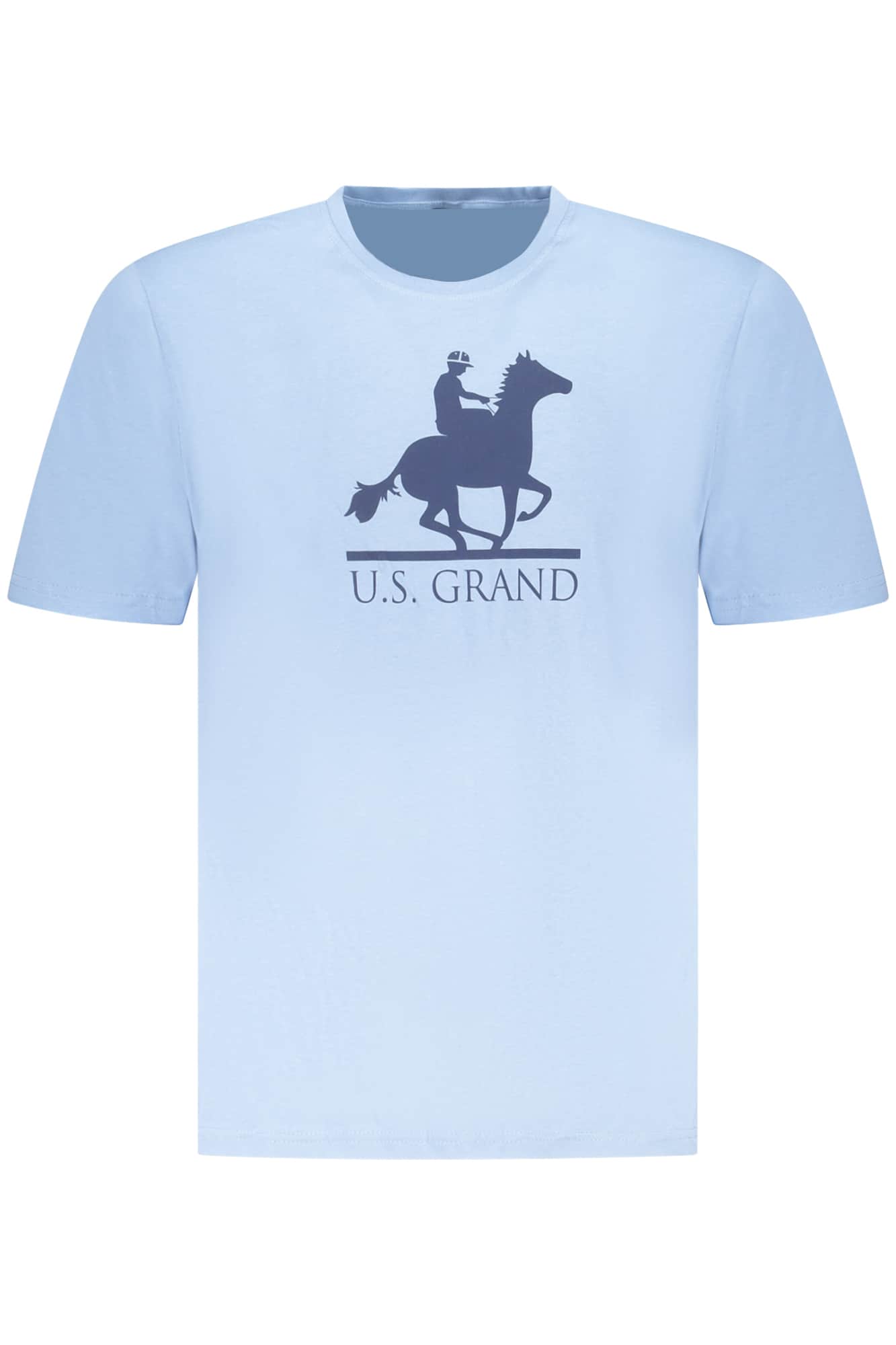 US Grand hombre manga corta t-camisa blanco