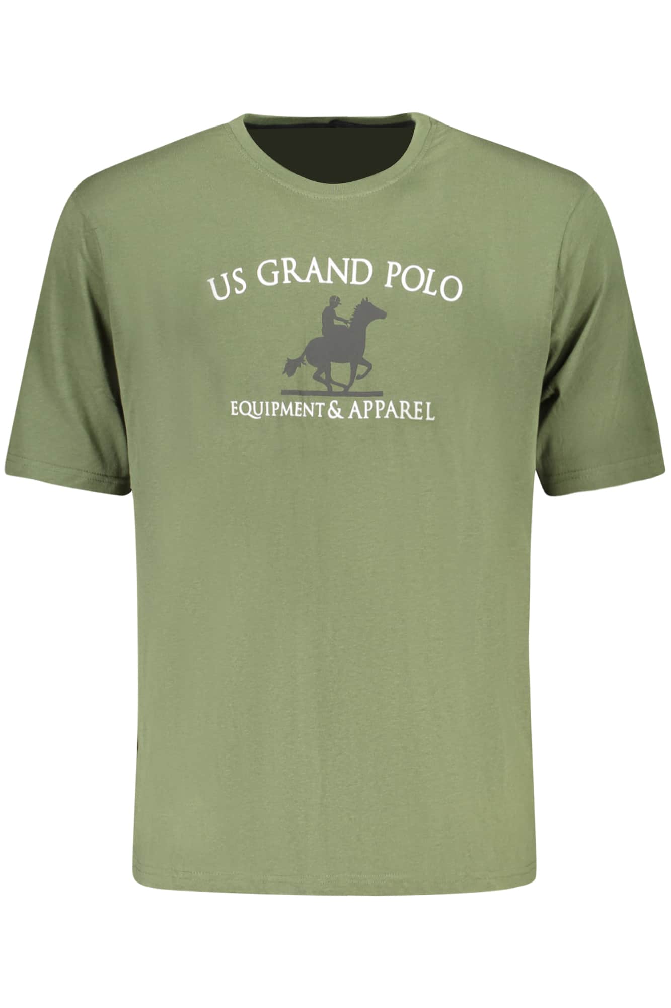 US Grand hombre manga corta t-camisa blanco