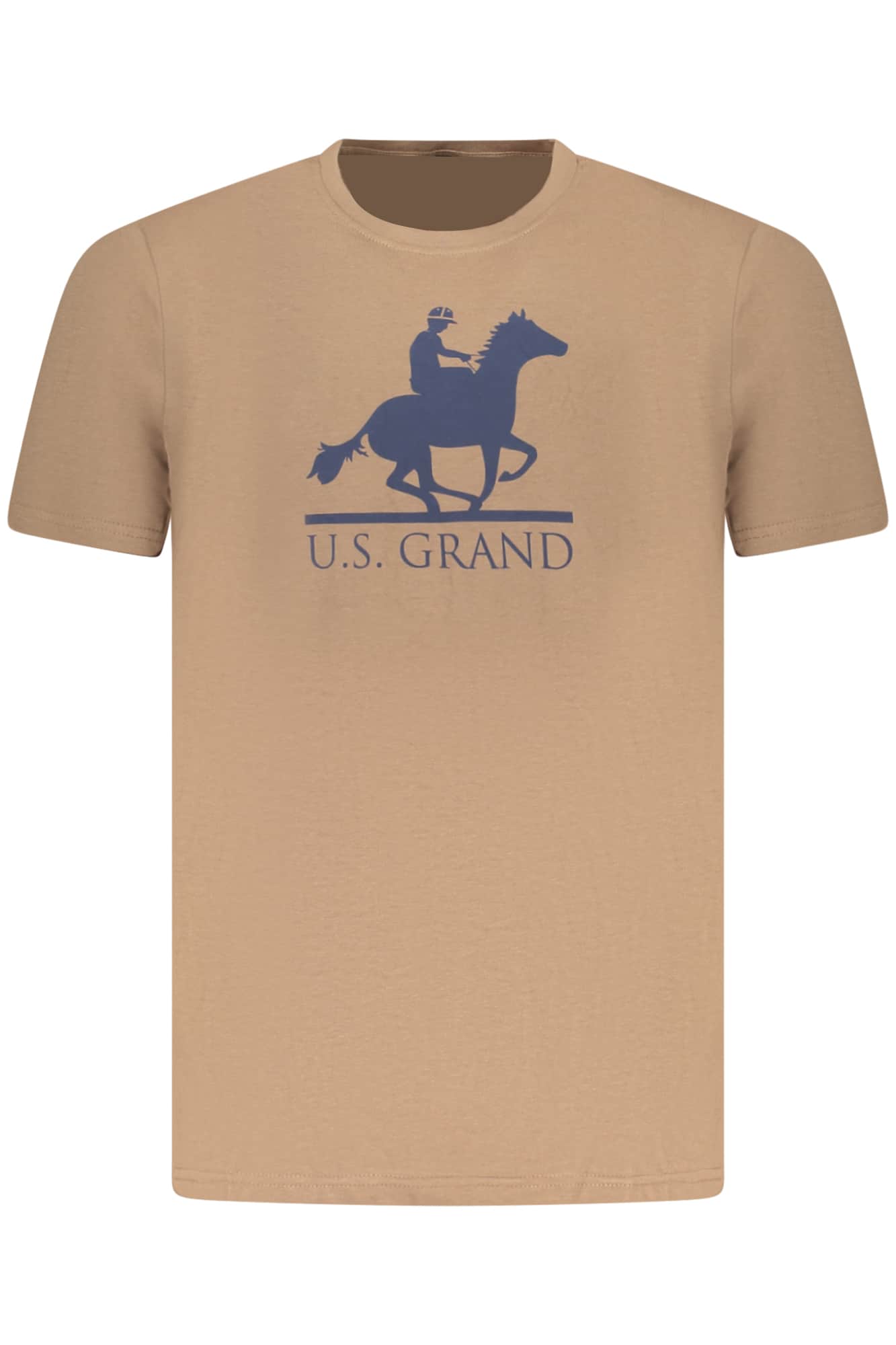 US Grand hombre manga corta t-camisa blanco