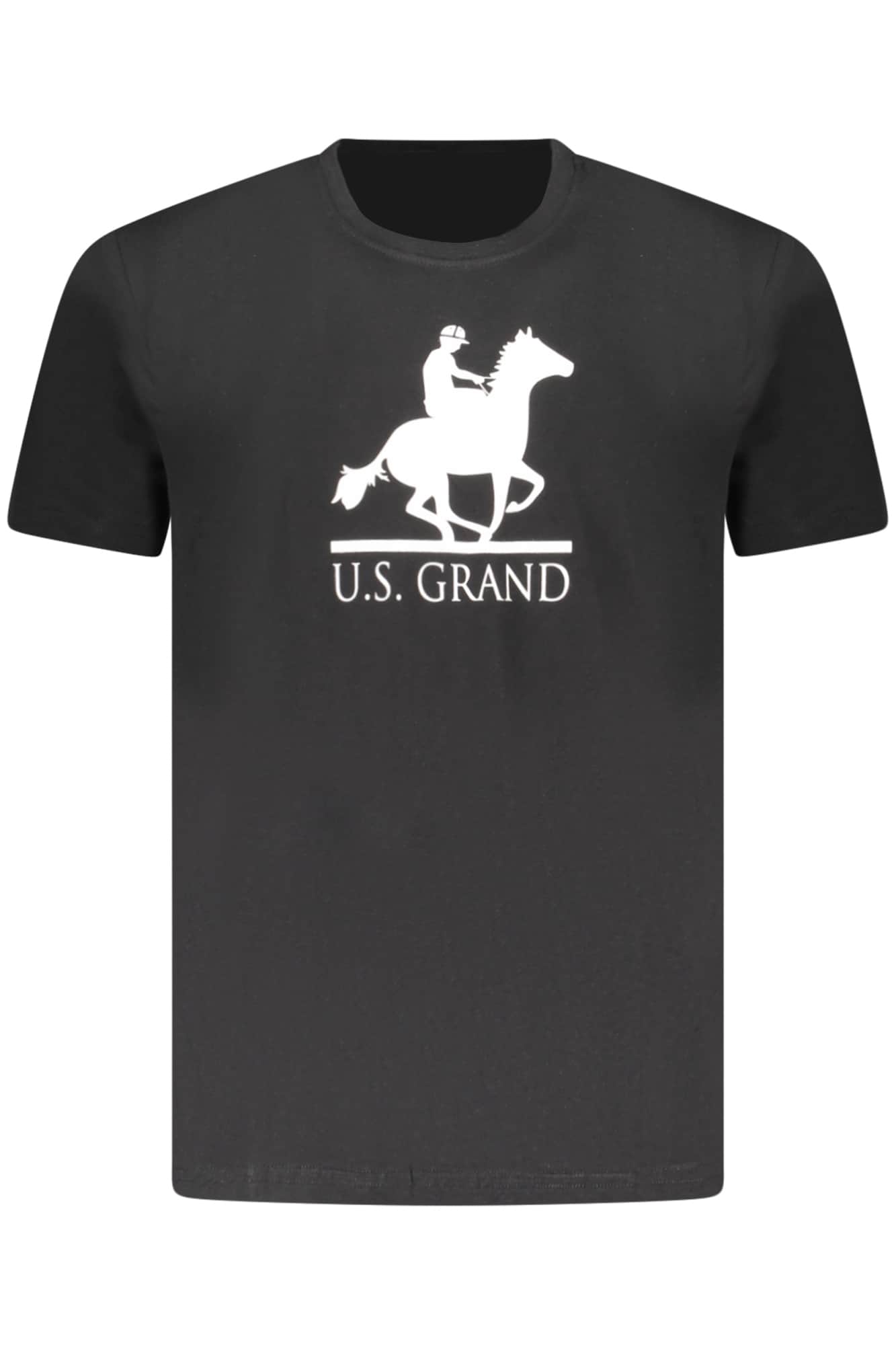 US Grand hombre manga corta t-camisa blanco