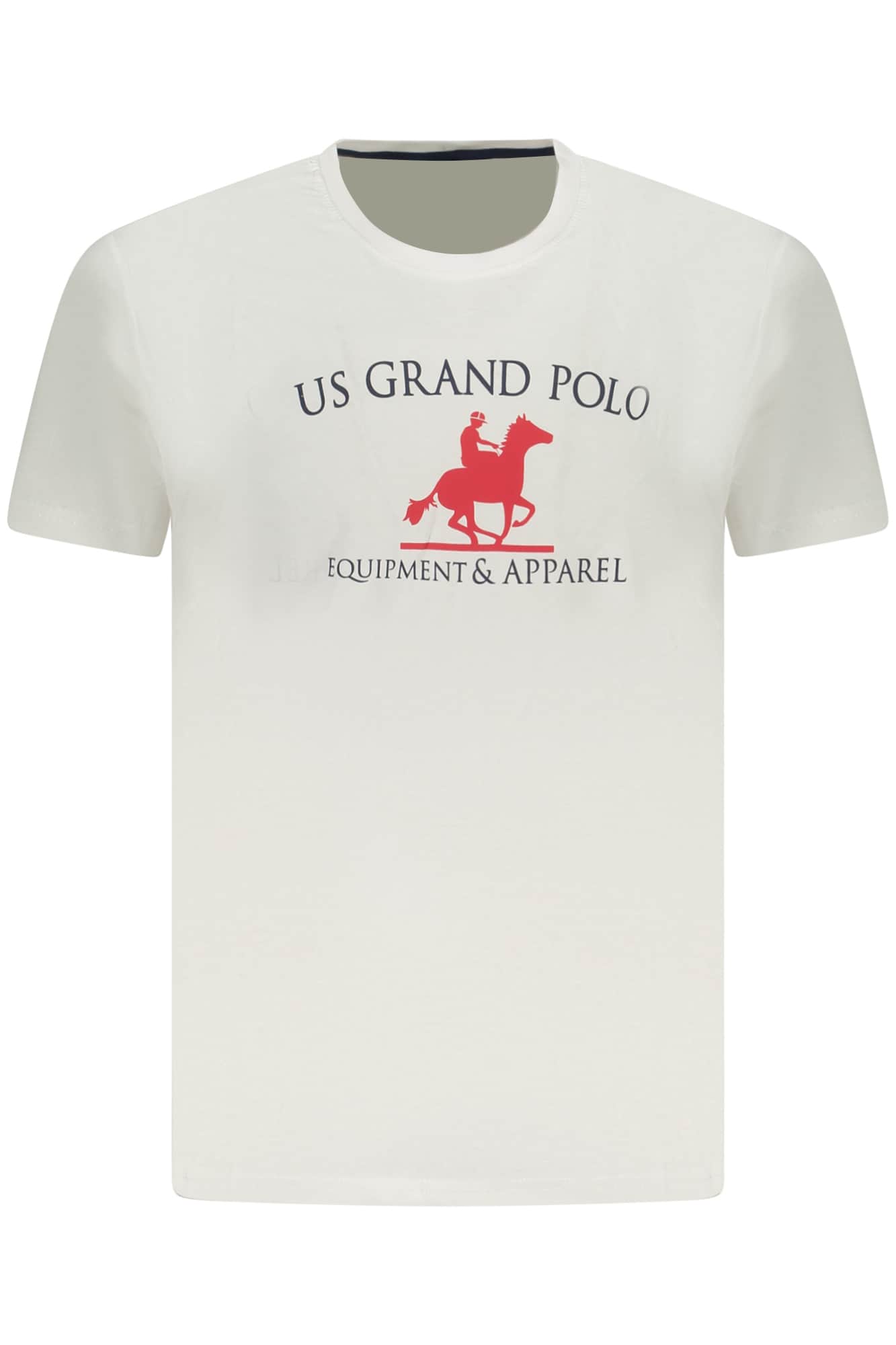 US Grand hombre manga corta t-camisa blanco