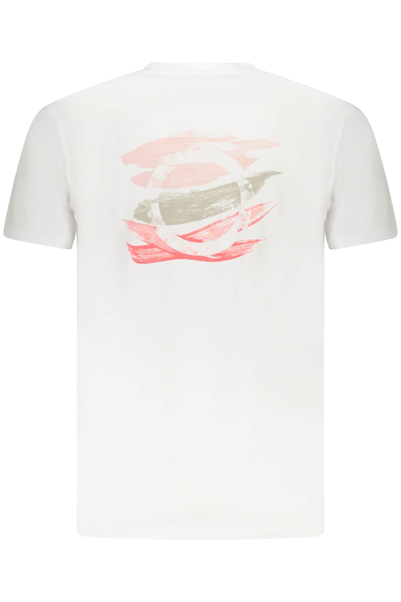 Trussardi manga corta t-camisa hombre blanco