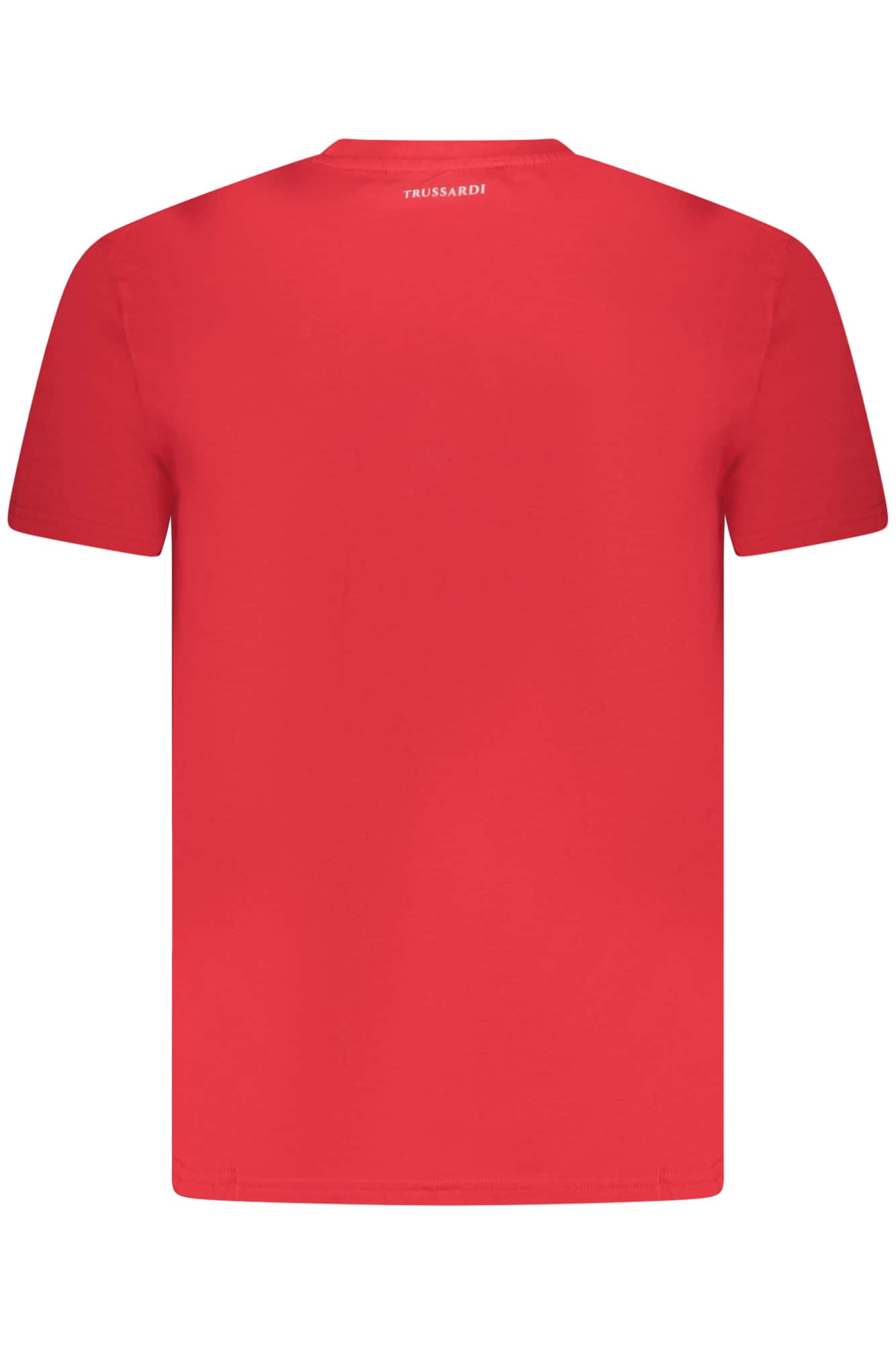 Trussardi manga corta t-camisa hombre negro