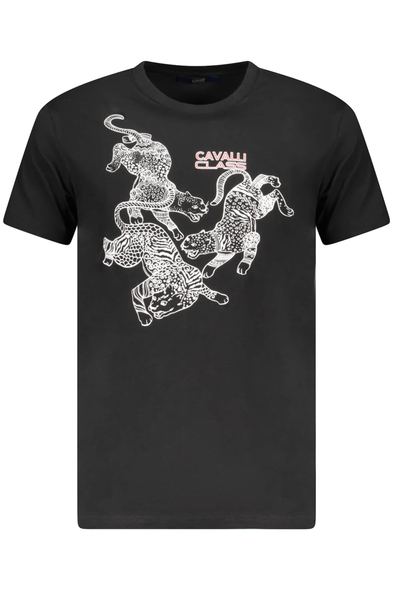 Cavalli Class manga corta t-camisa hombre blanco
