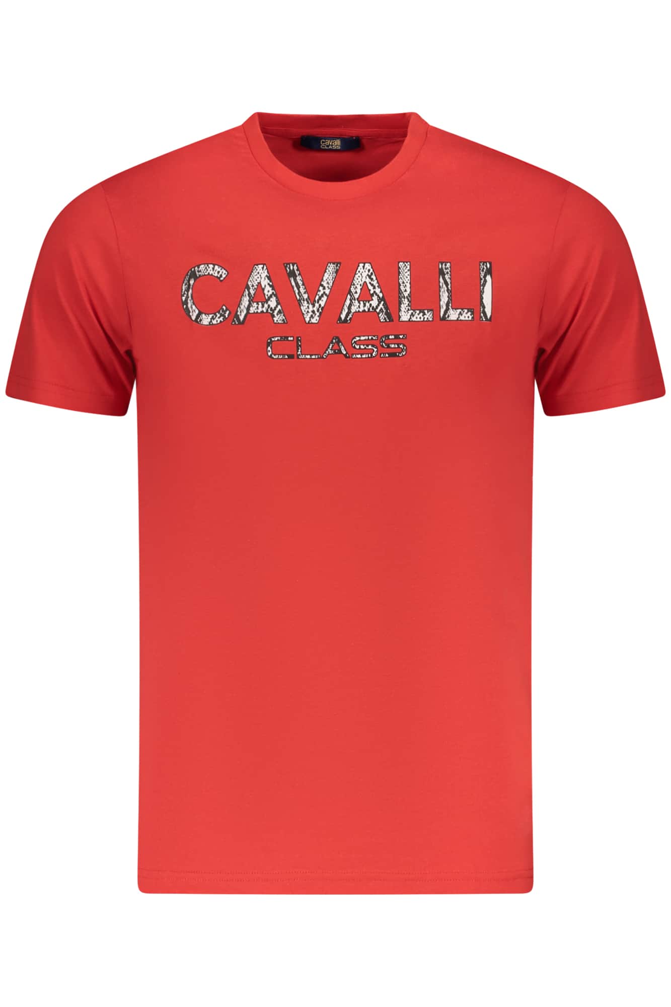 Cavalli Class manga corta t-camisa hombre azul