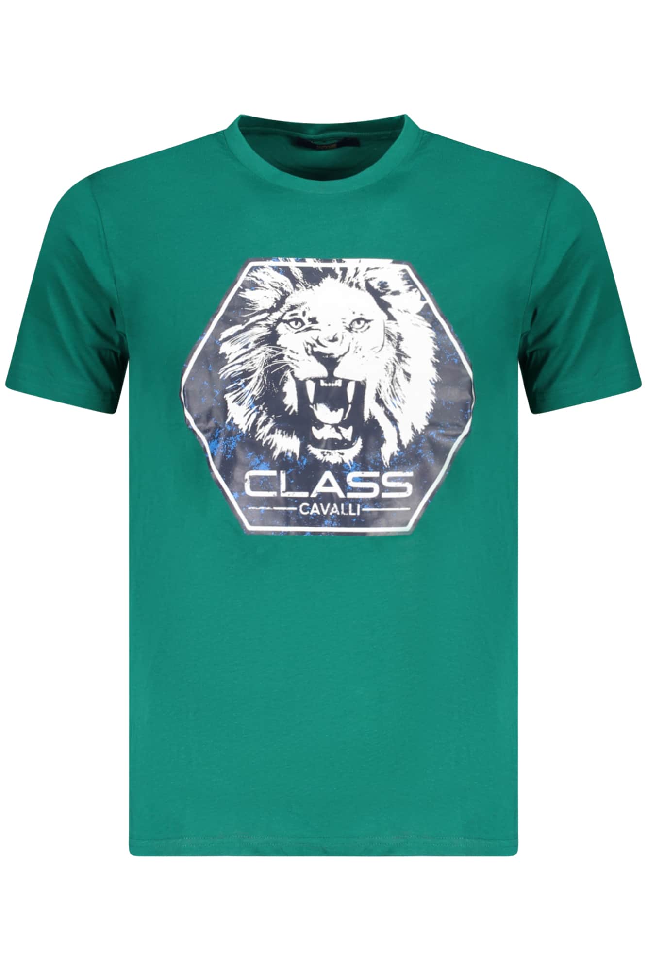 Cavalli Class manga corta t-camisa hombre rojo