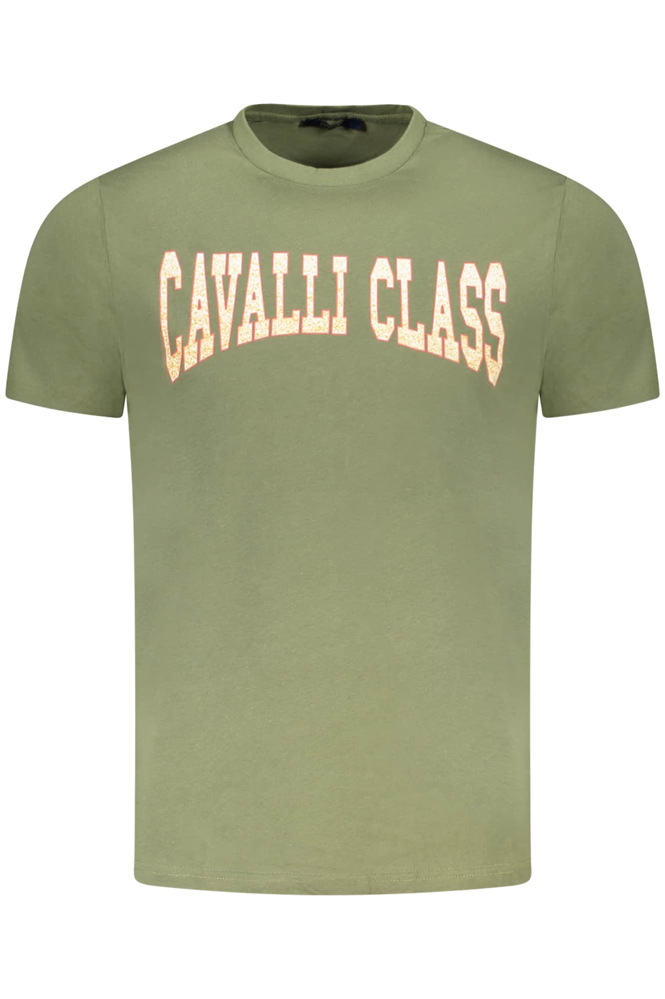 Cavalli Class manga corta t-camisa hombre verde