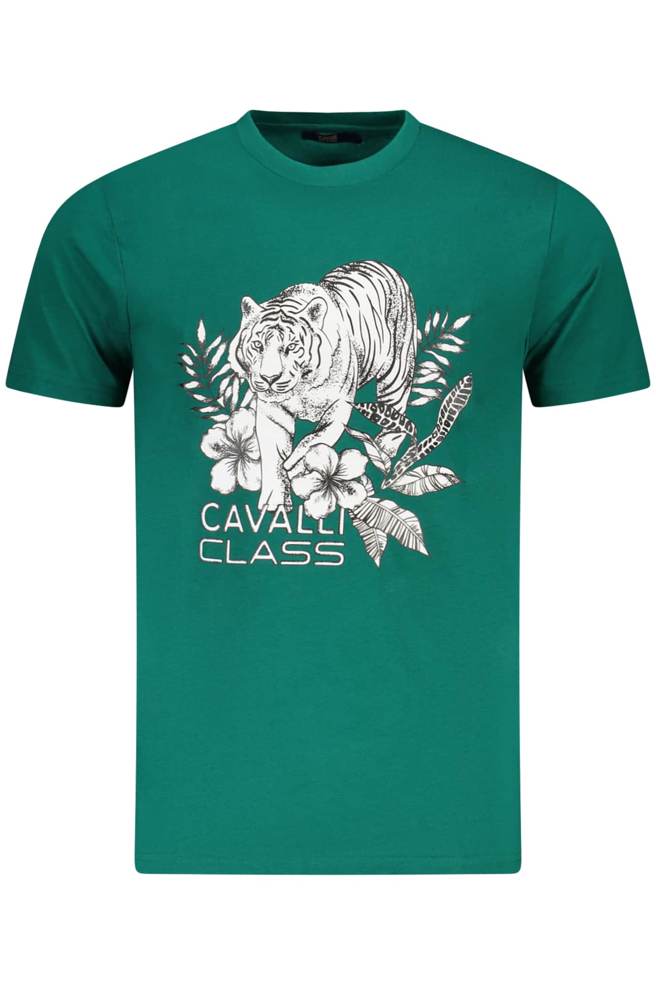 Cavalli Class manga corta t-camisa hombre blanco