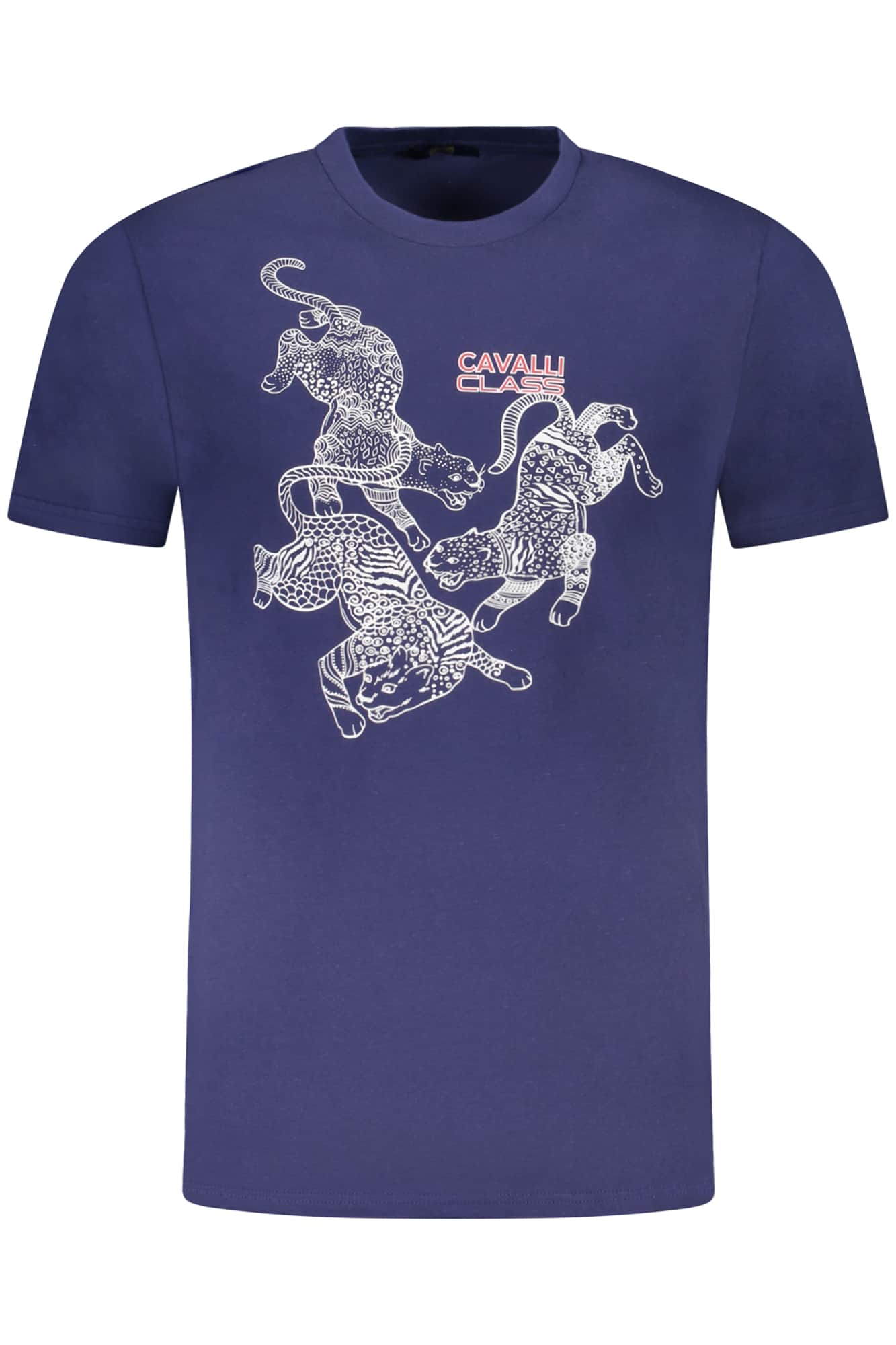 Cavalli Class manga corta t-camisa hombre blanco