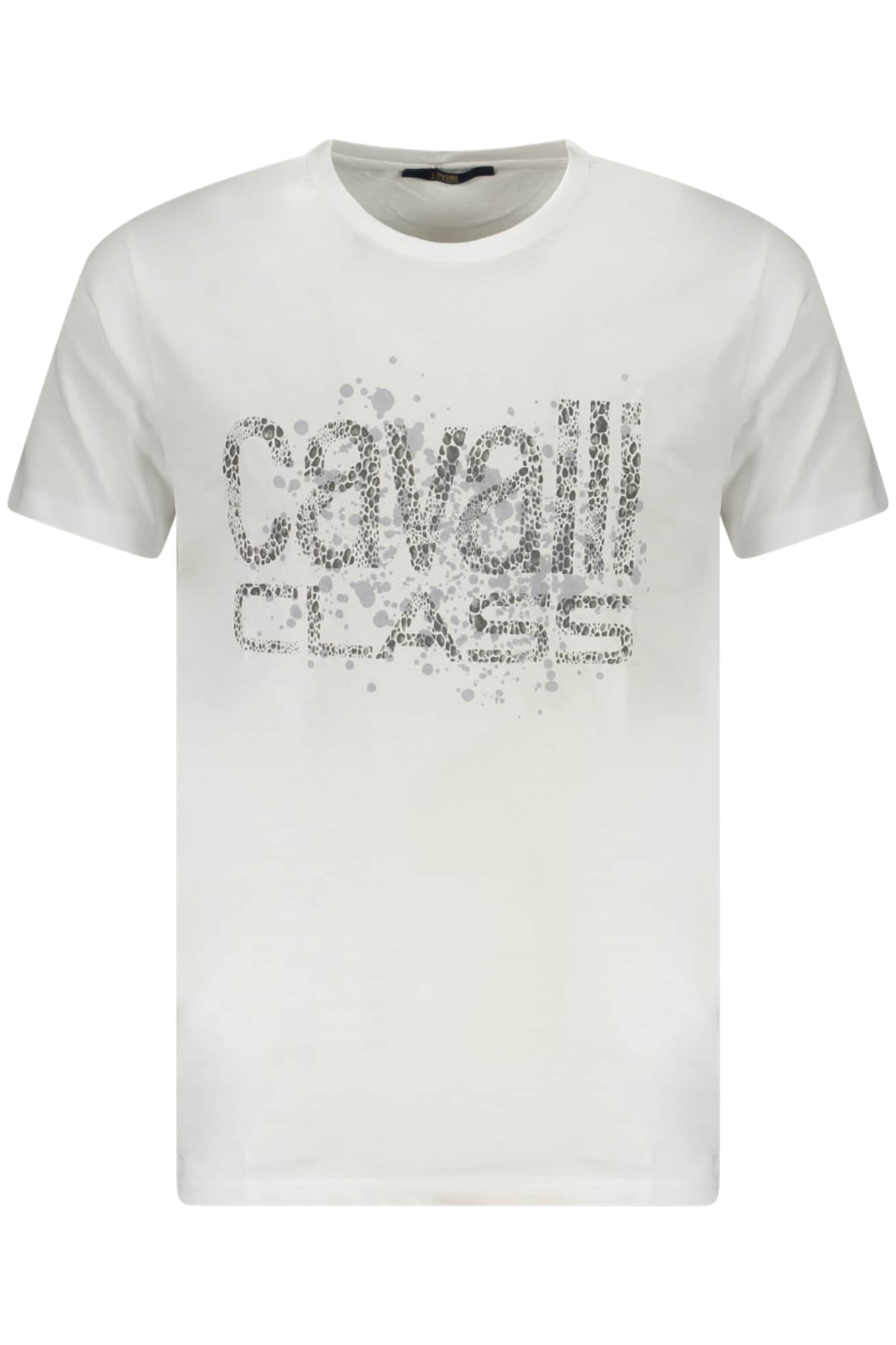 Cavalli Class manga corta t-camisa hombre blanco