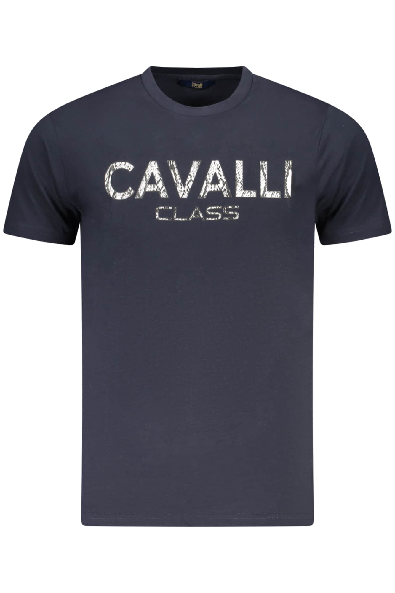 Cavalli Class manga corta t-camisa hombre azul
