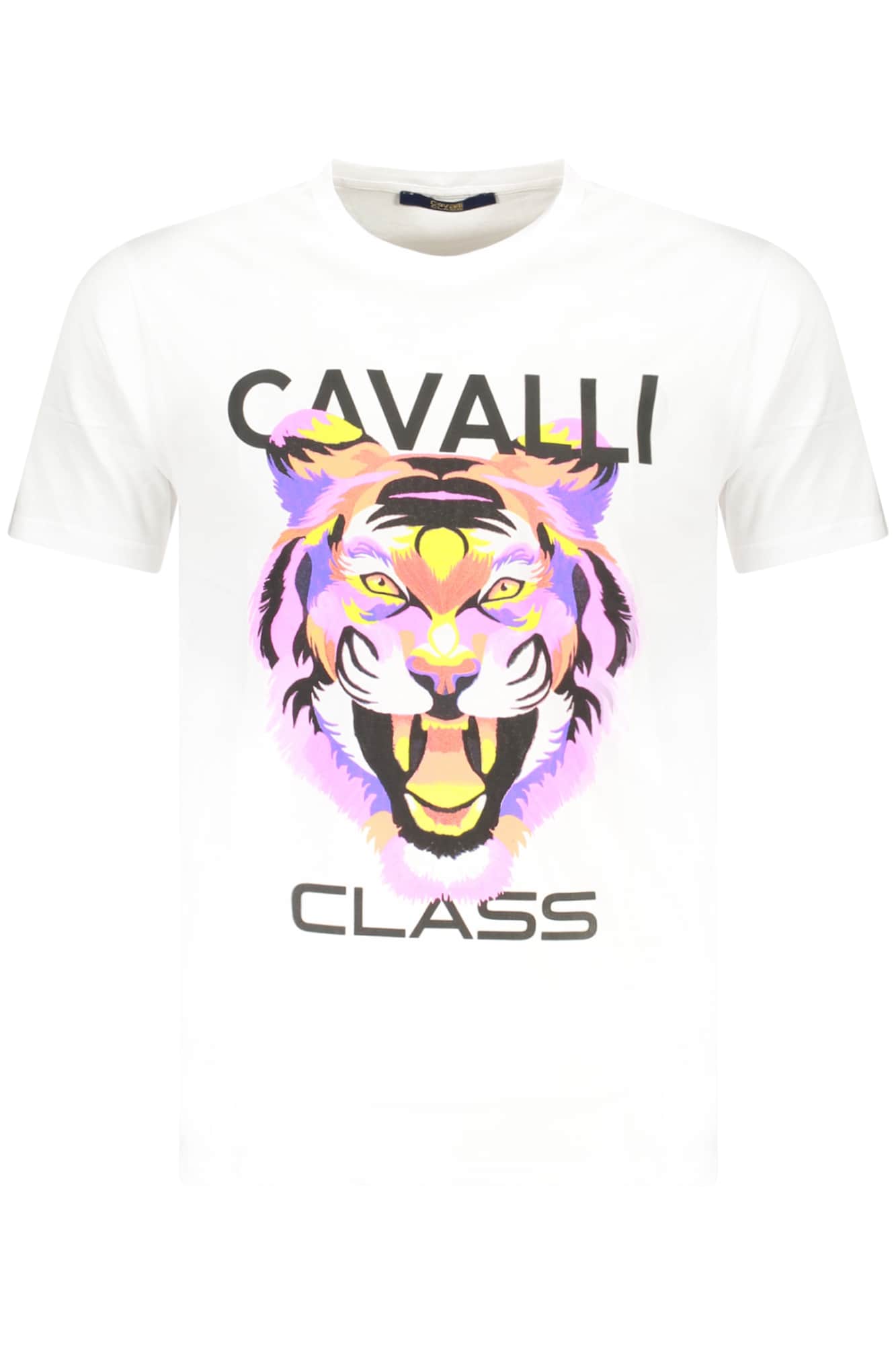 Cavalli Class manga corta t-camisa hombre negro