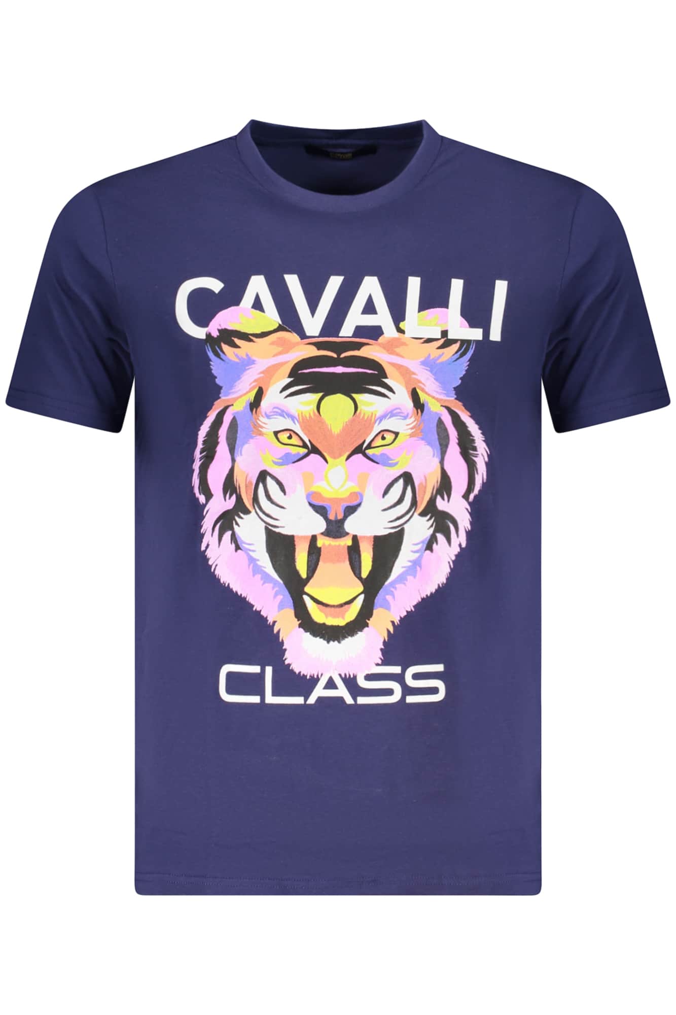 Cavalli Class manga corta t-camisa hombre negro