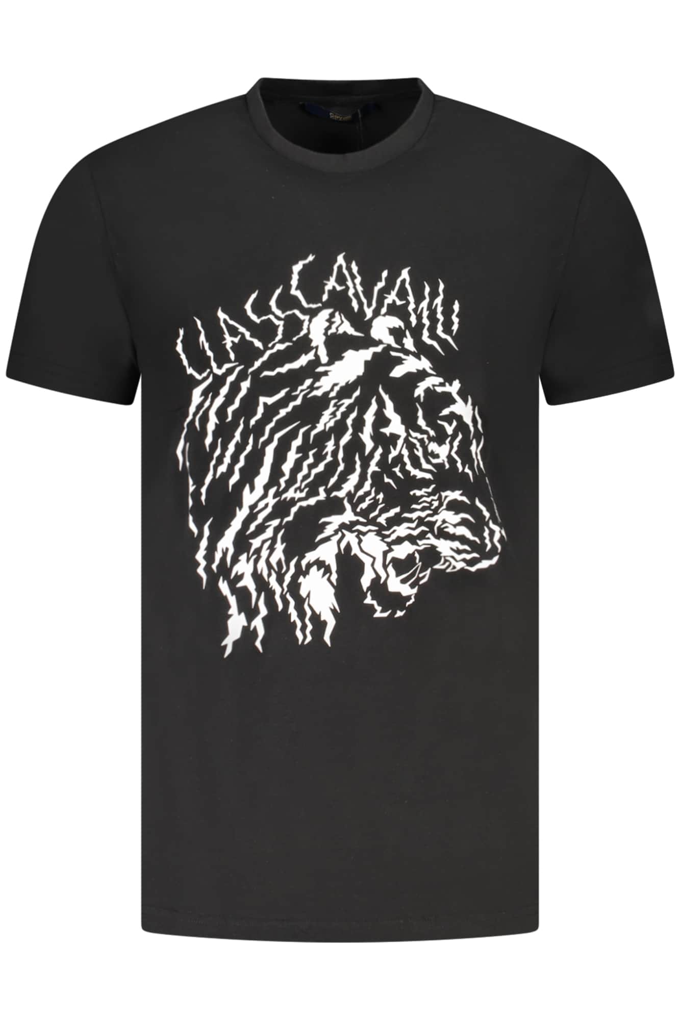 Cavalli Class manga corta t-camisa hombre azul