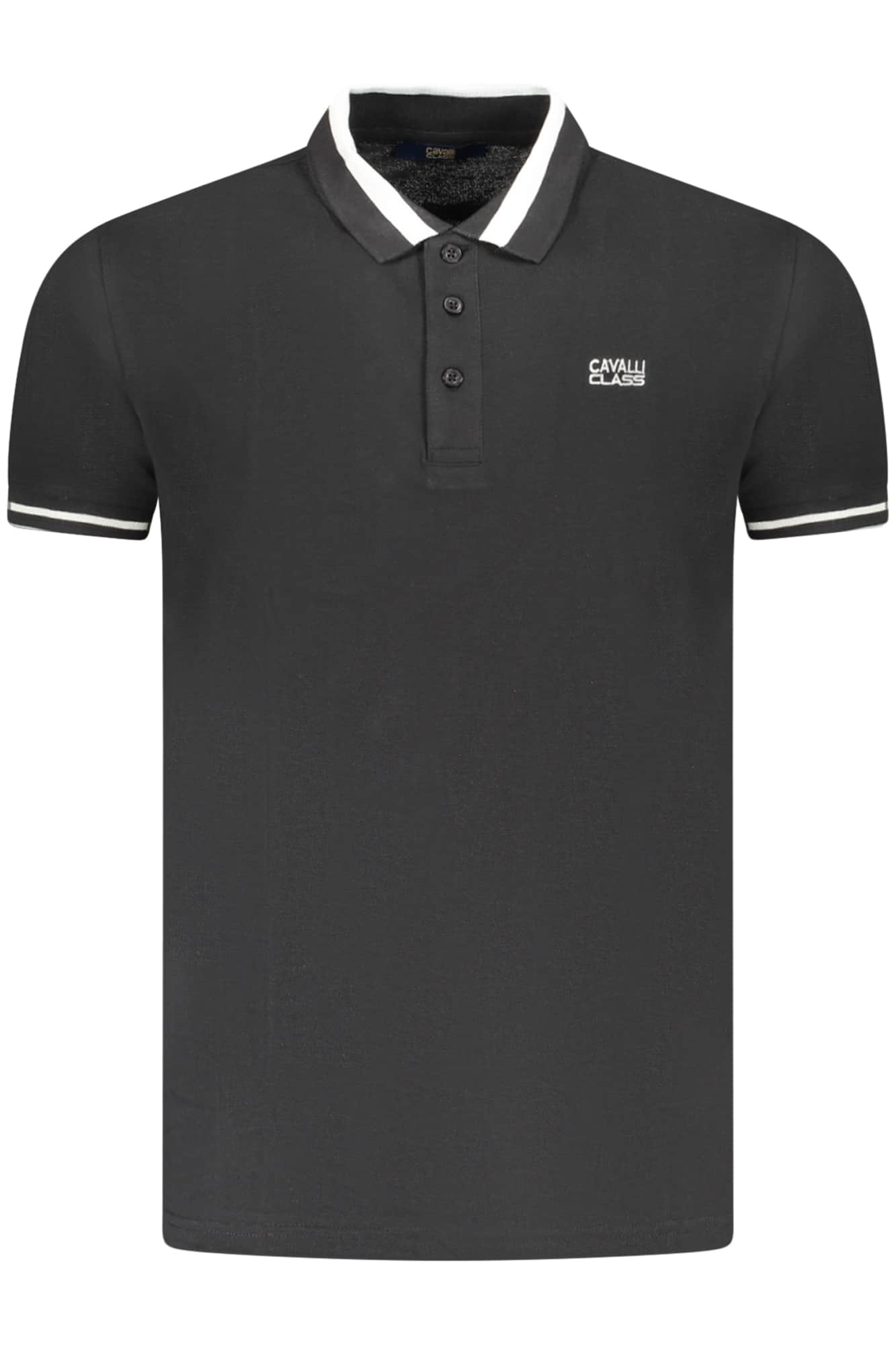 Cavalli Class polo manga corta hombre negro