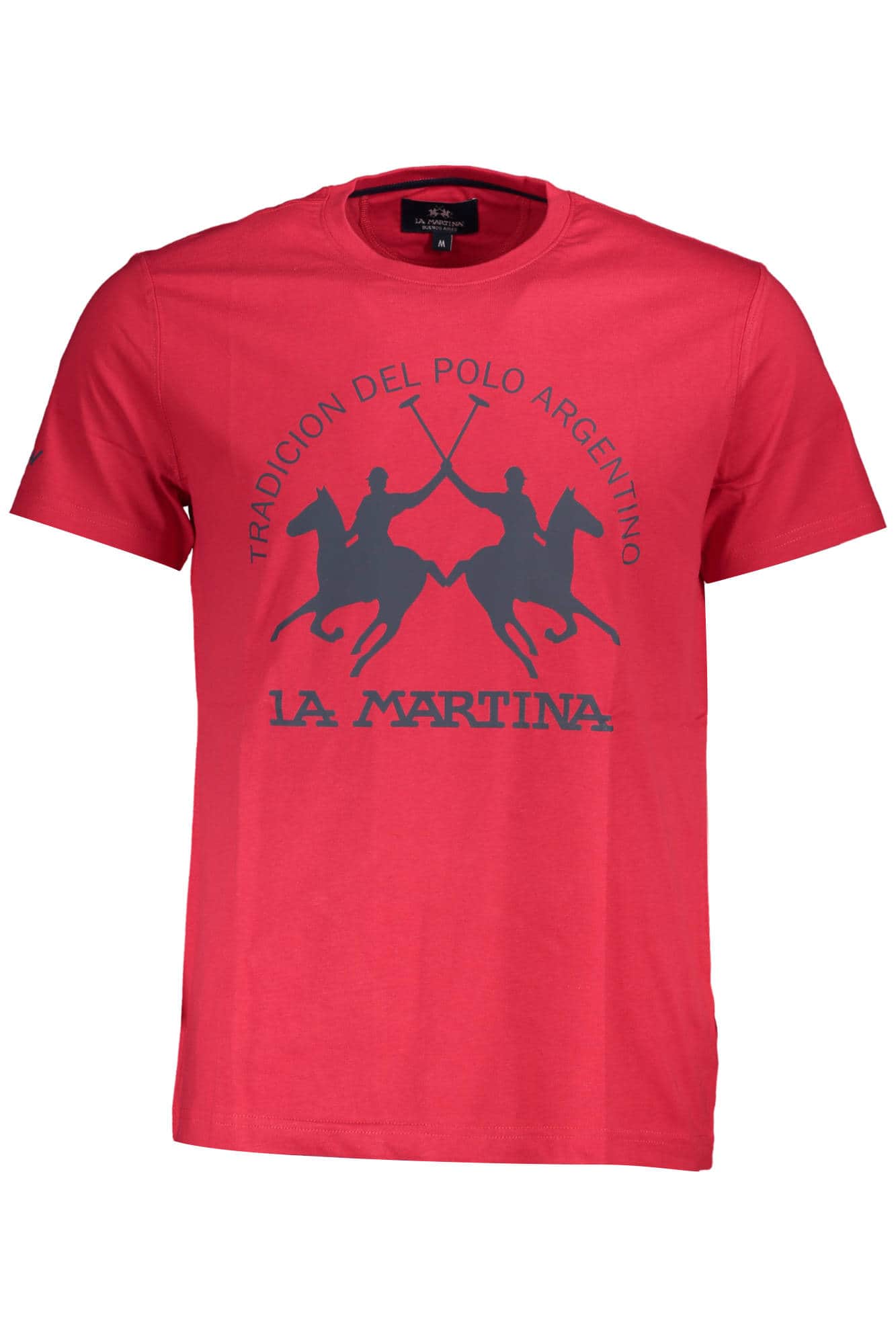 La Martina hombre manga corta t-camisa rojo