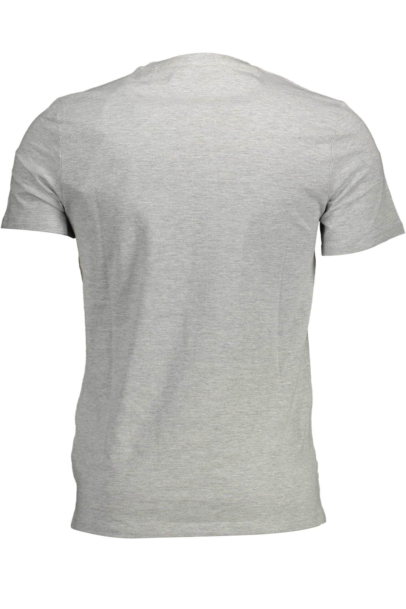 Guess vaqueros manga corta t-camisa hombre gris