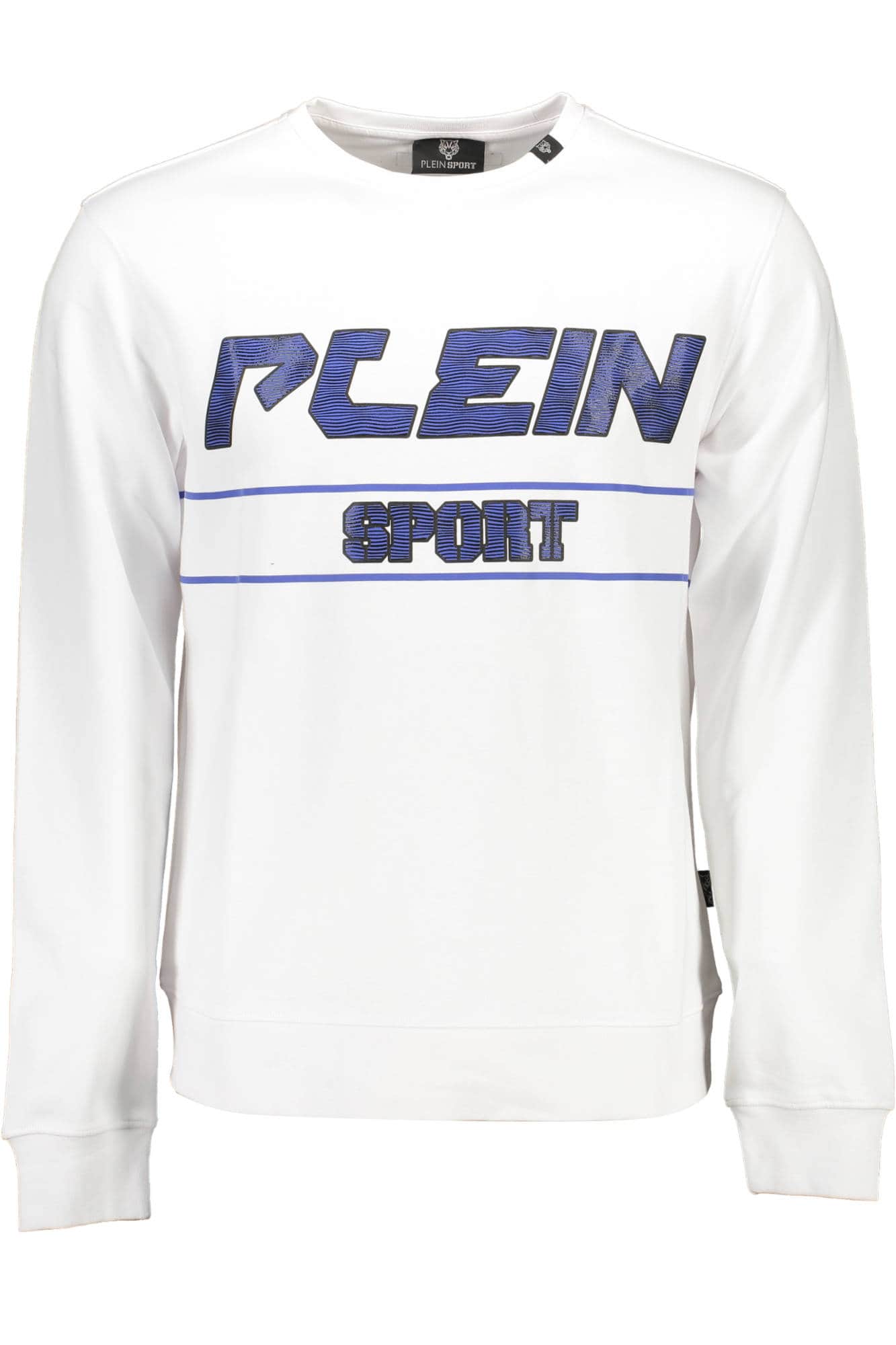 Plein Sport hombre con cremallera sudadera blanco