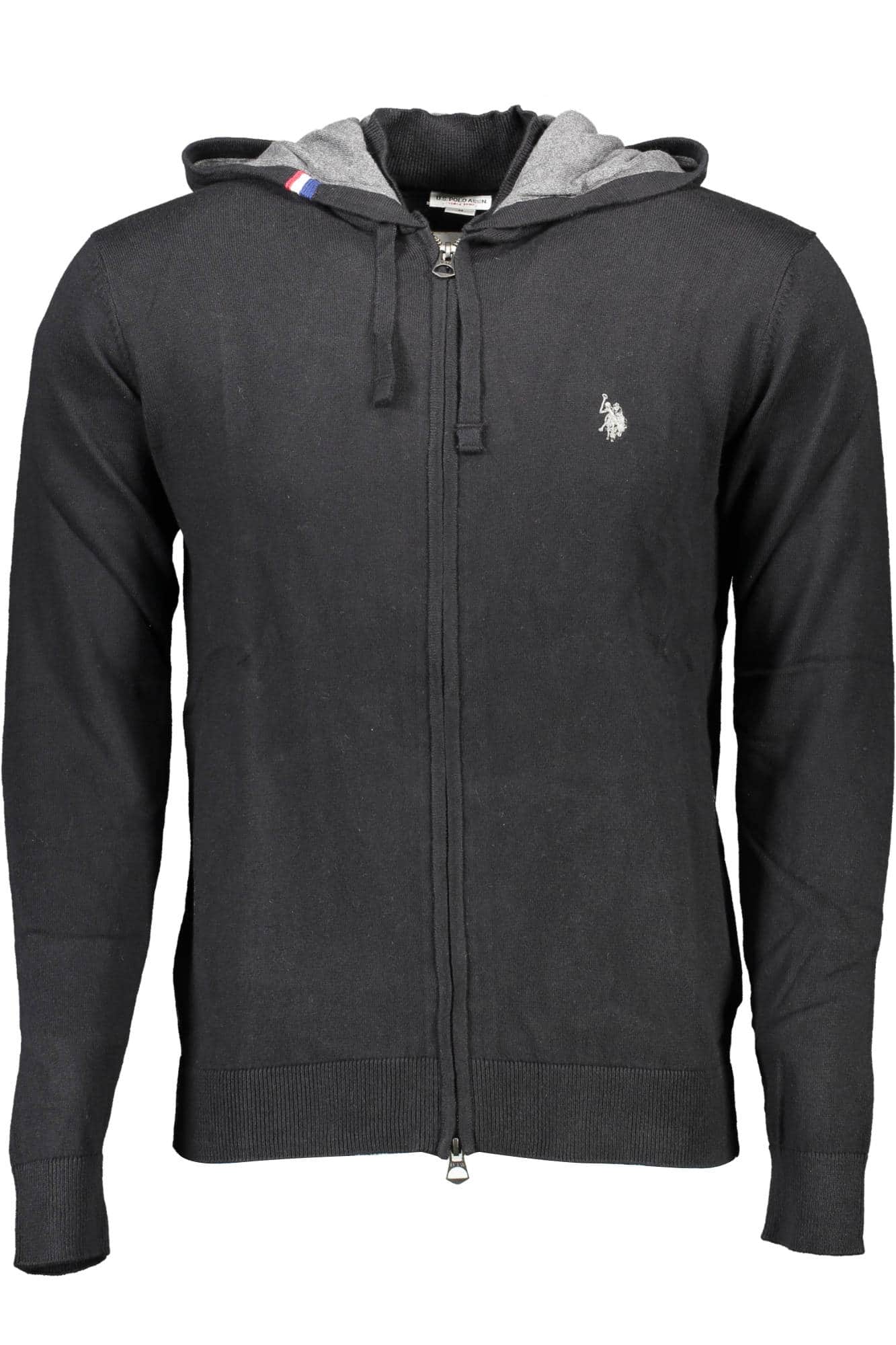 US Polo Assn. hombre negro cárdigan