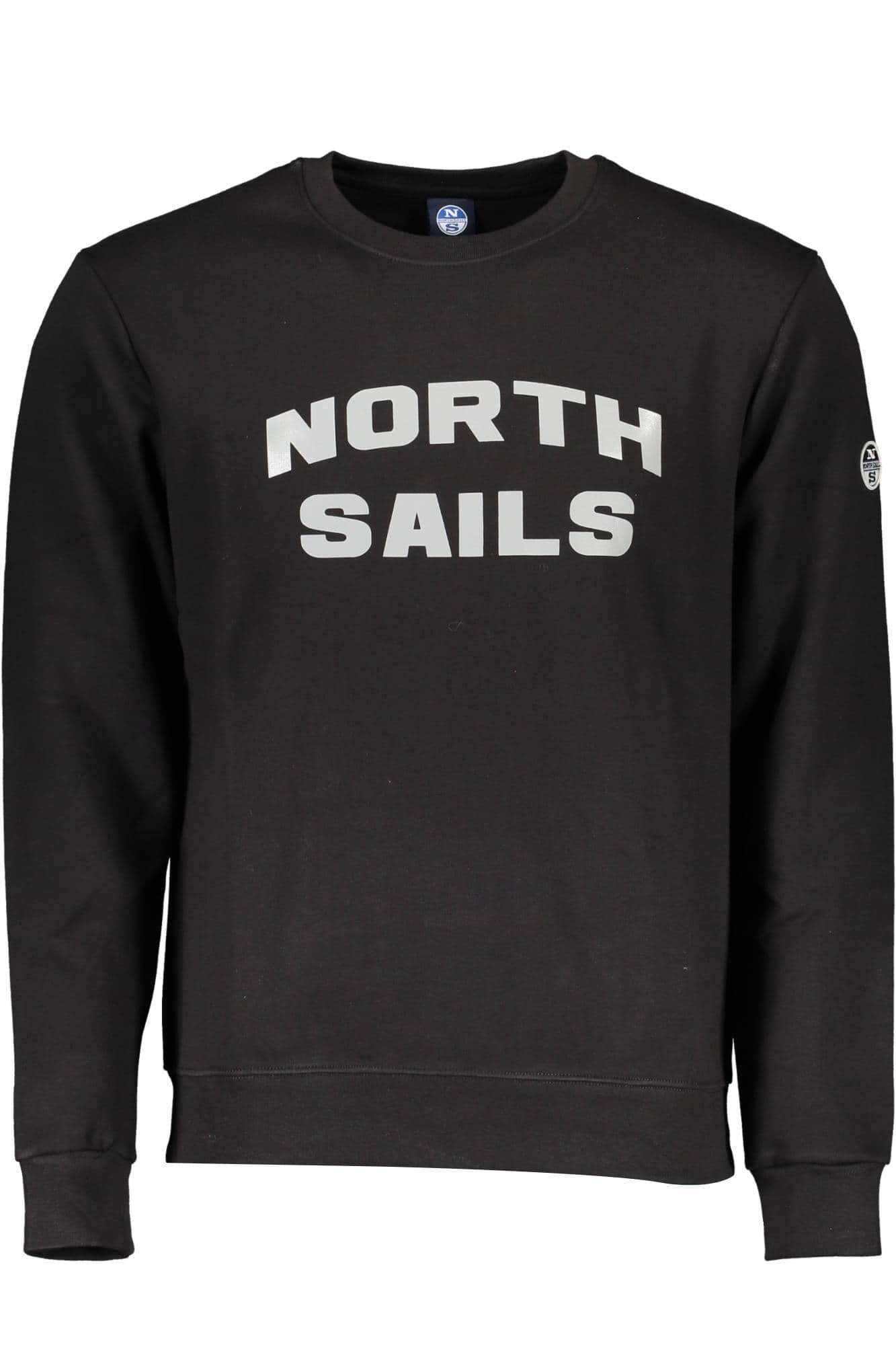 North Sails hombre negro con cremallera sudadera