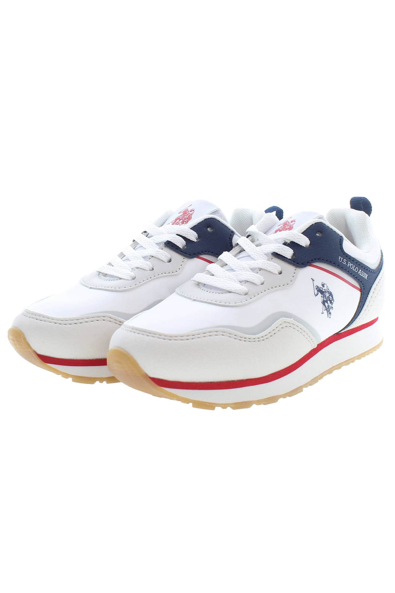 US Polo Assn. niños blanco zapatillas deportivas