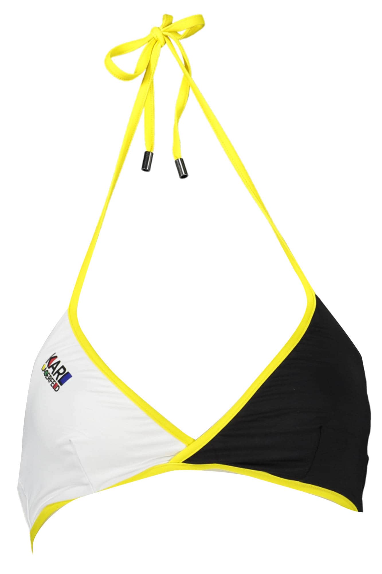 Karl Lagerfeld ropa de baño top de bikini mujer negro