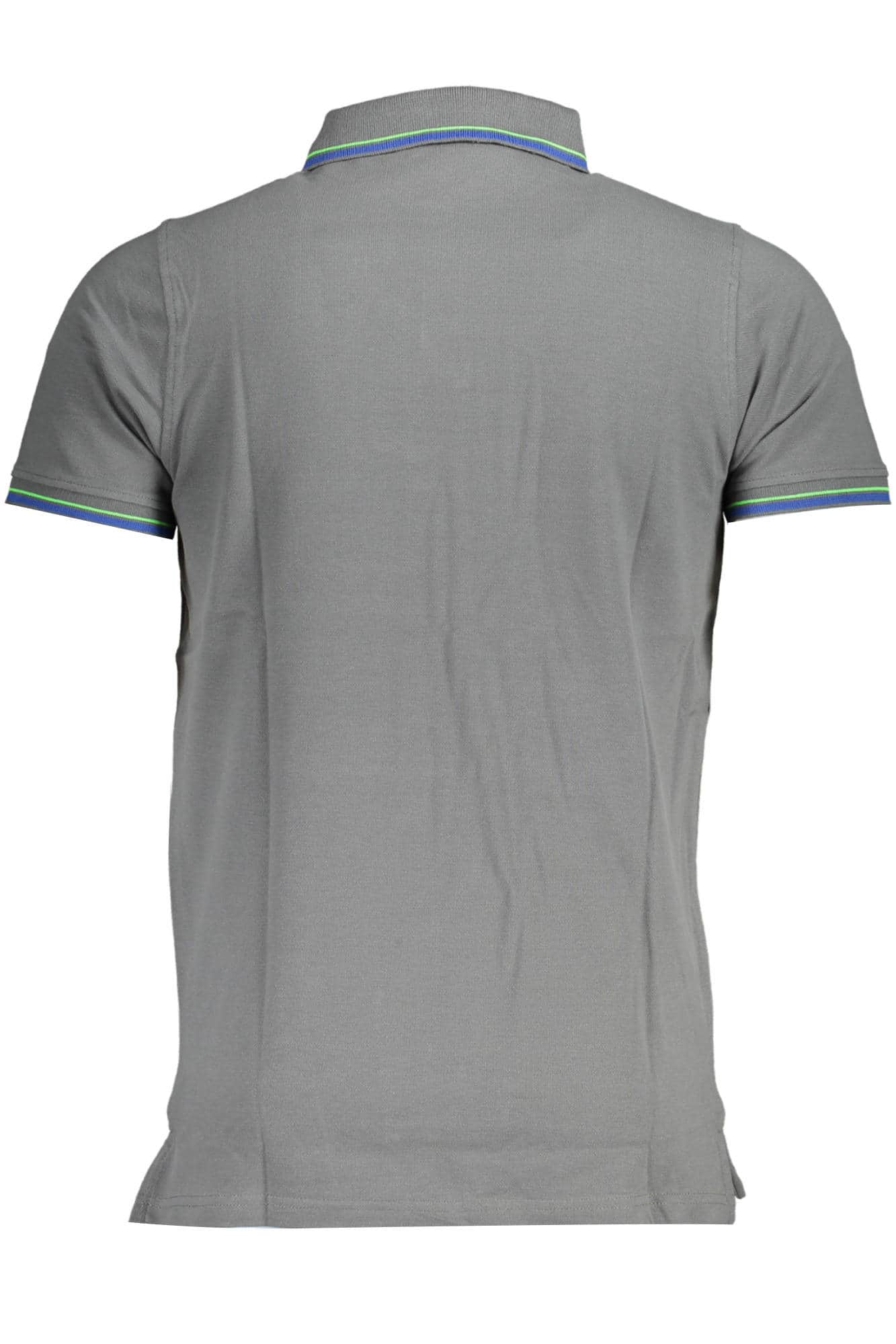 Norway 1963 hombre manga corta polo gris
