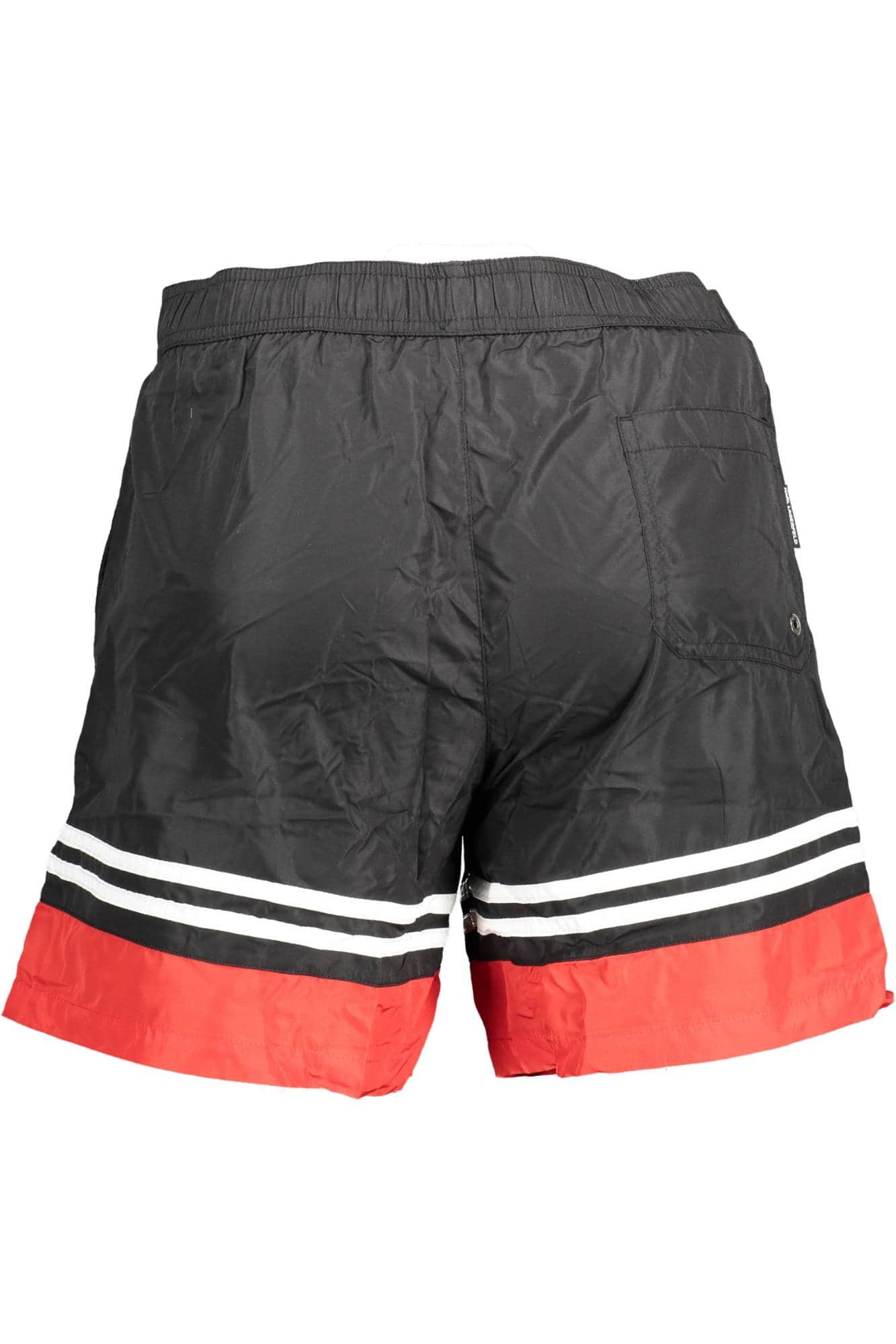 Karl Lagerfeld ropa de baño bañador negro hombre bottom