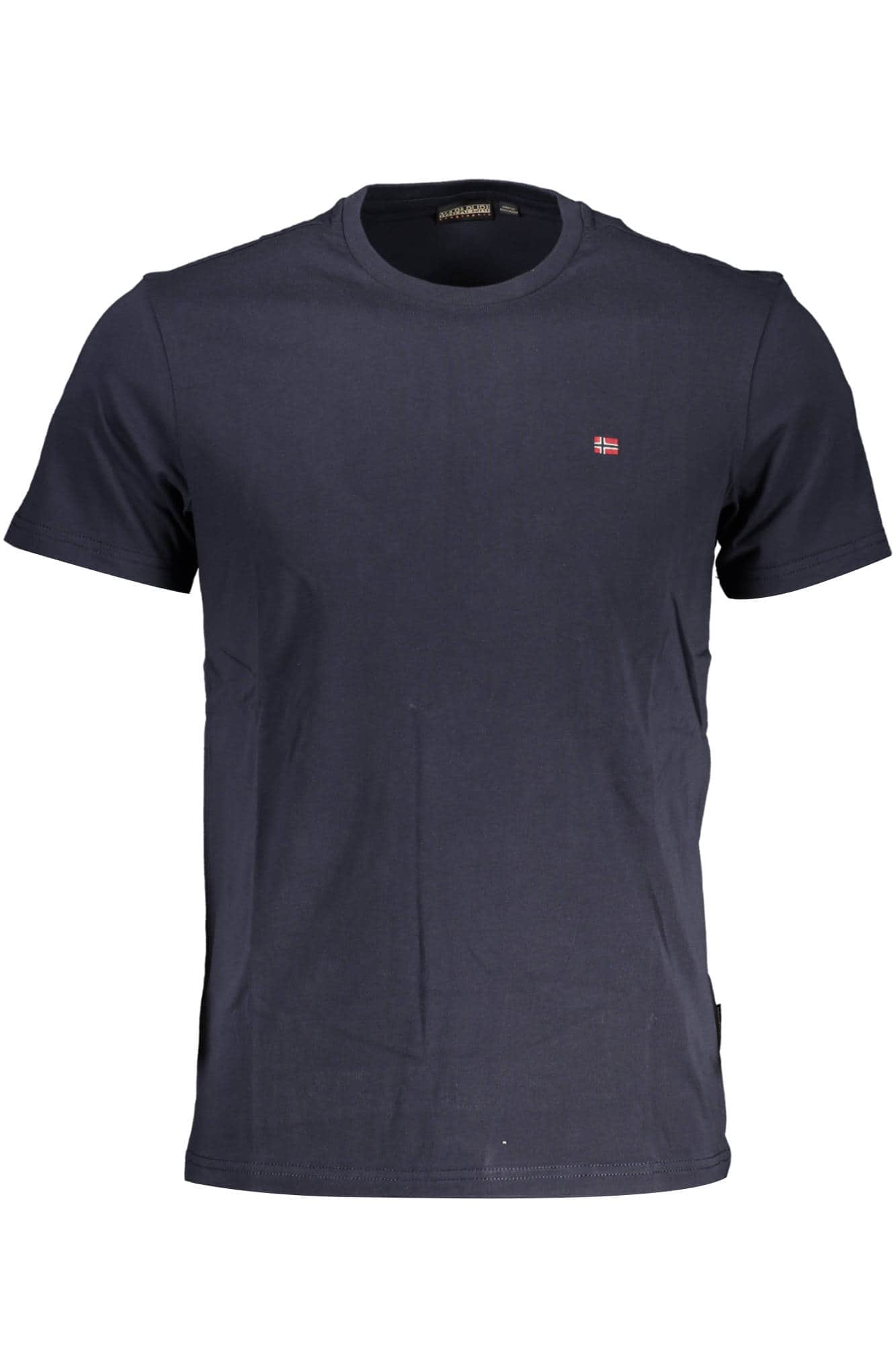 Napapijri manga corta t-camisa hombre azul