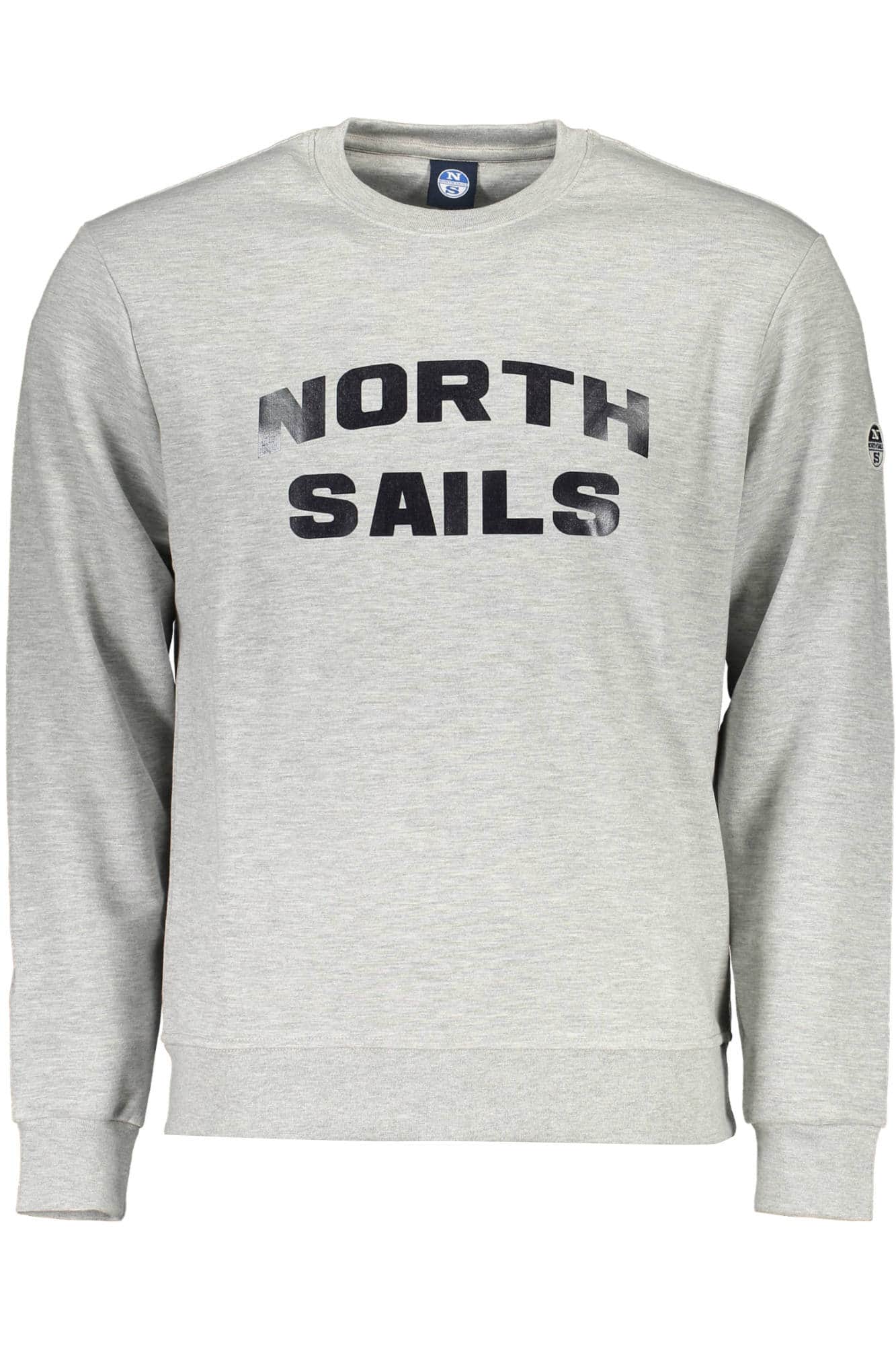 North Sails hombre con cremallera sudadera gris