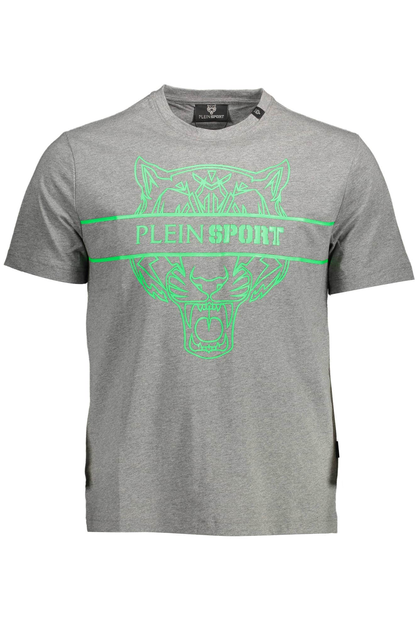 Plein Sport manga corta t-camisa hombre gris