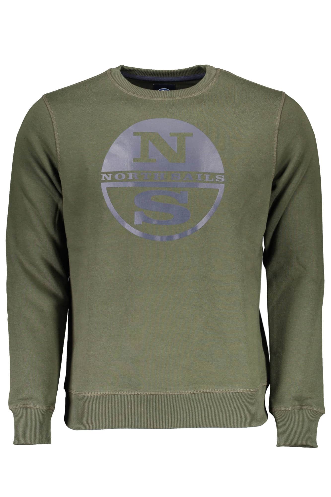 North Sails hombre con cremallera sudadera verde