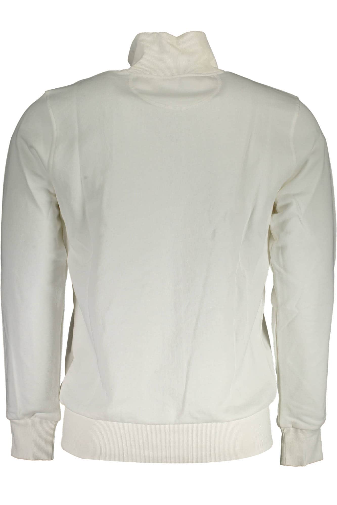 La Martina hombre blanco con cremallera sudadera