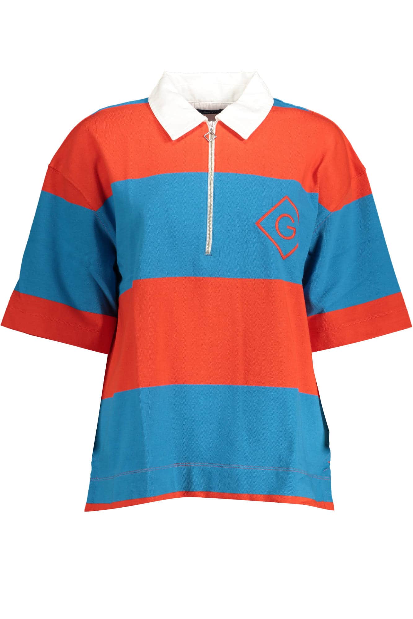 Gant mujer manga corta polo rojo